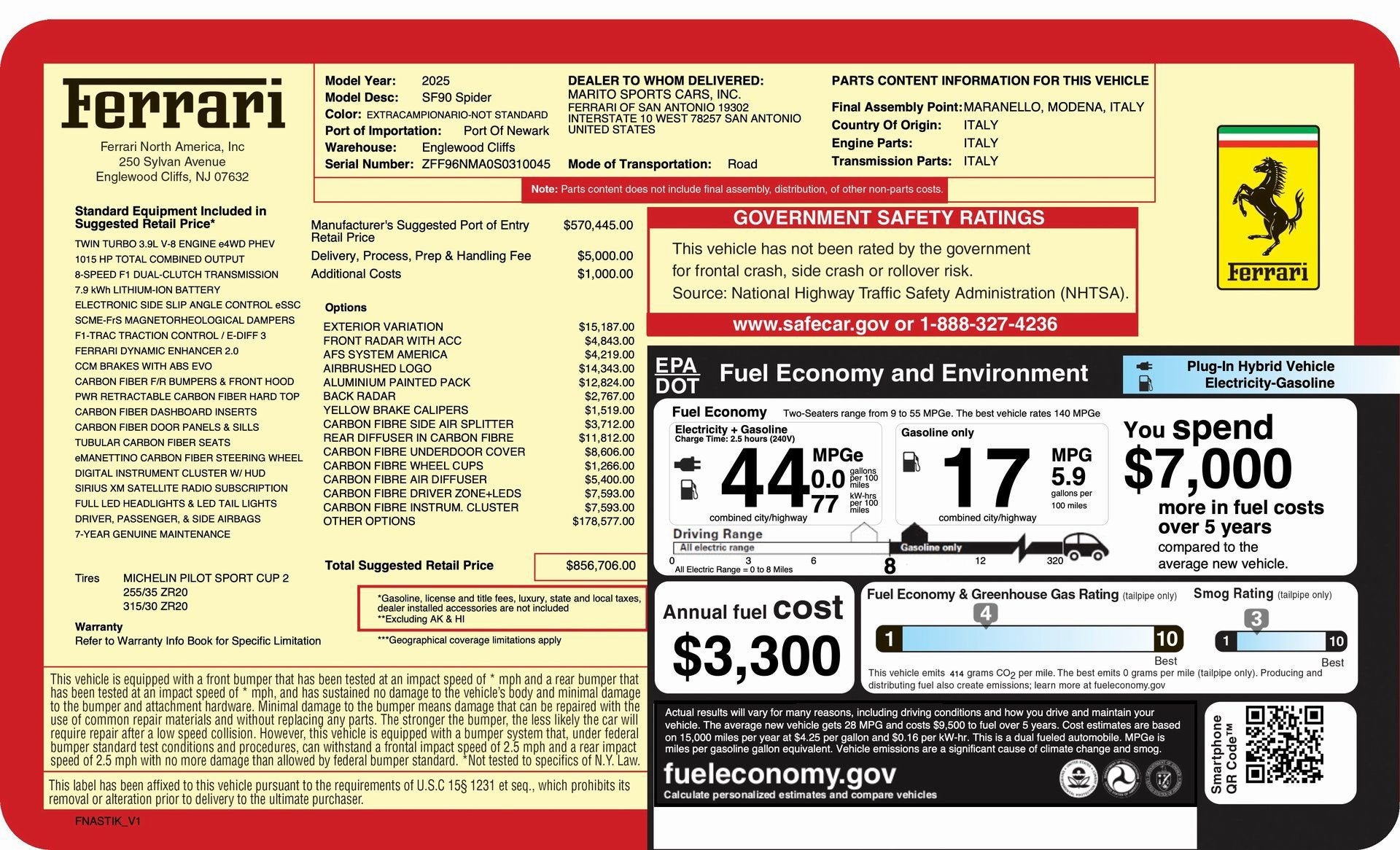 2025 Ferrari SF90 Base - Photo 27