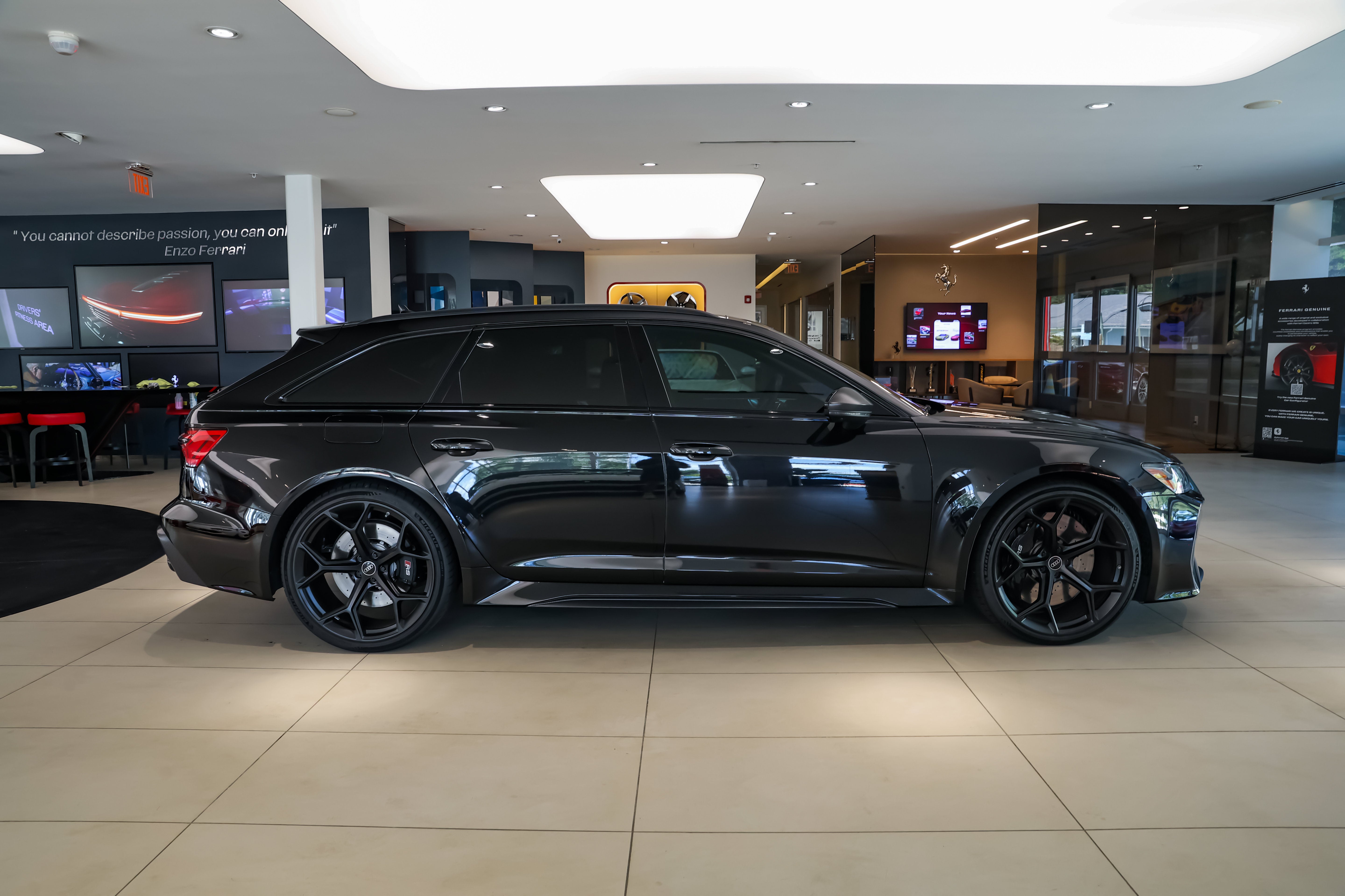 Used 2024 Mythos Black Metallic Audi performance image 6