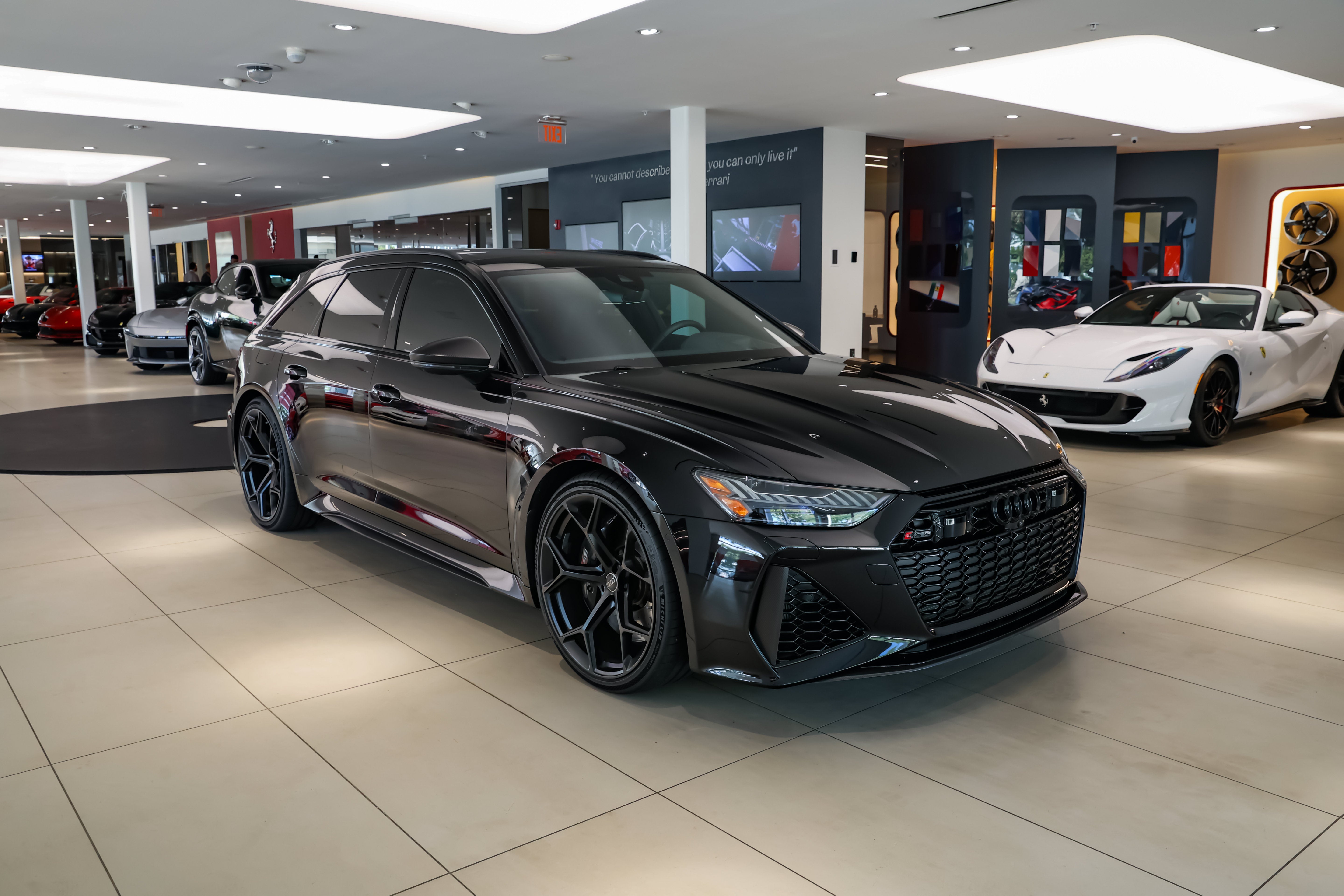 Used 2024 Mythos Black Metallic Audi performance image 7