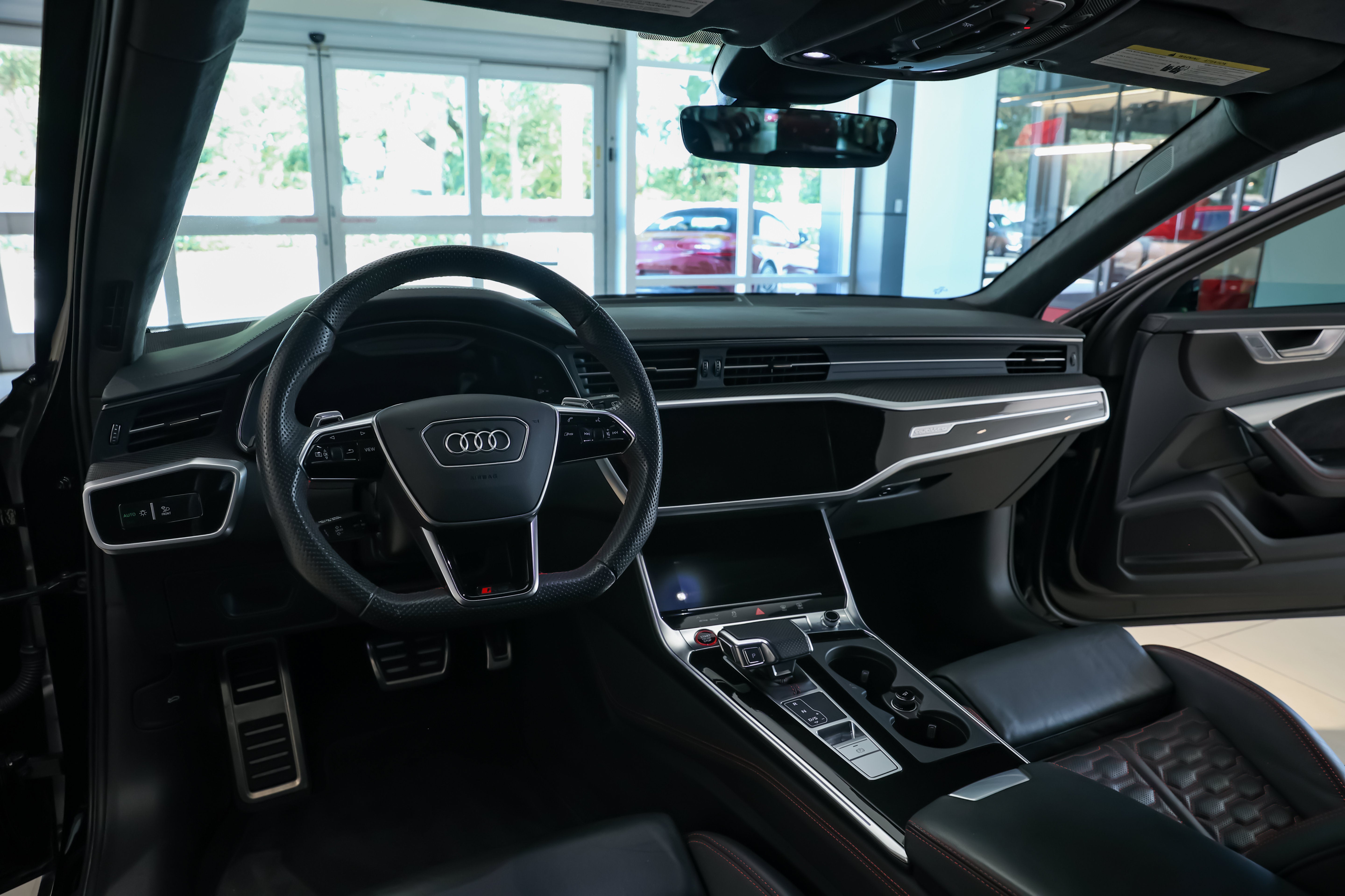 Used 2024 Mythos Black Metallic Audi performance image 9