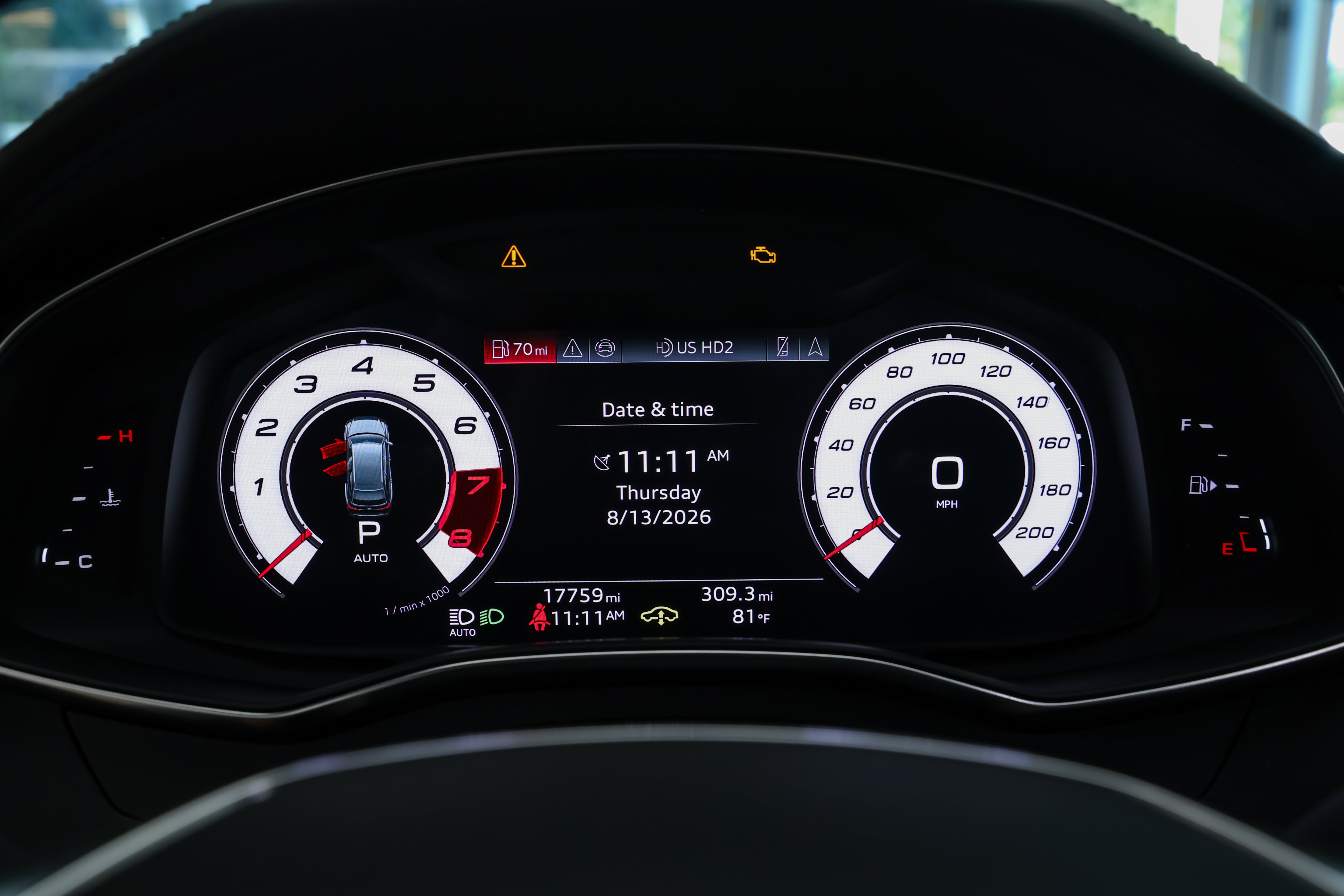 Used 2024 Mythos Black Metallic Audi performance image 11