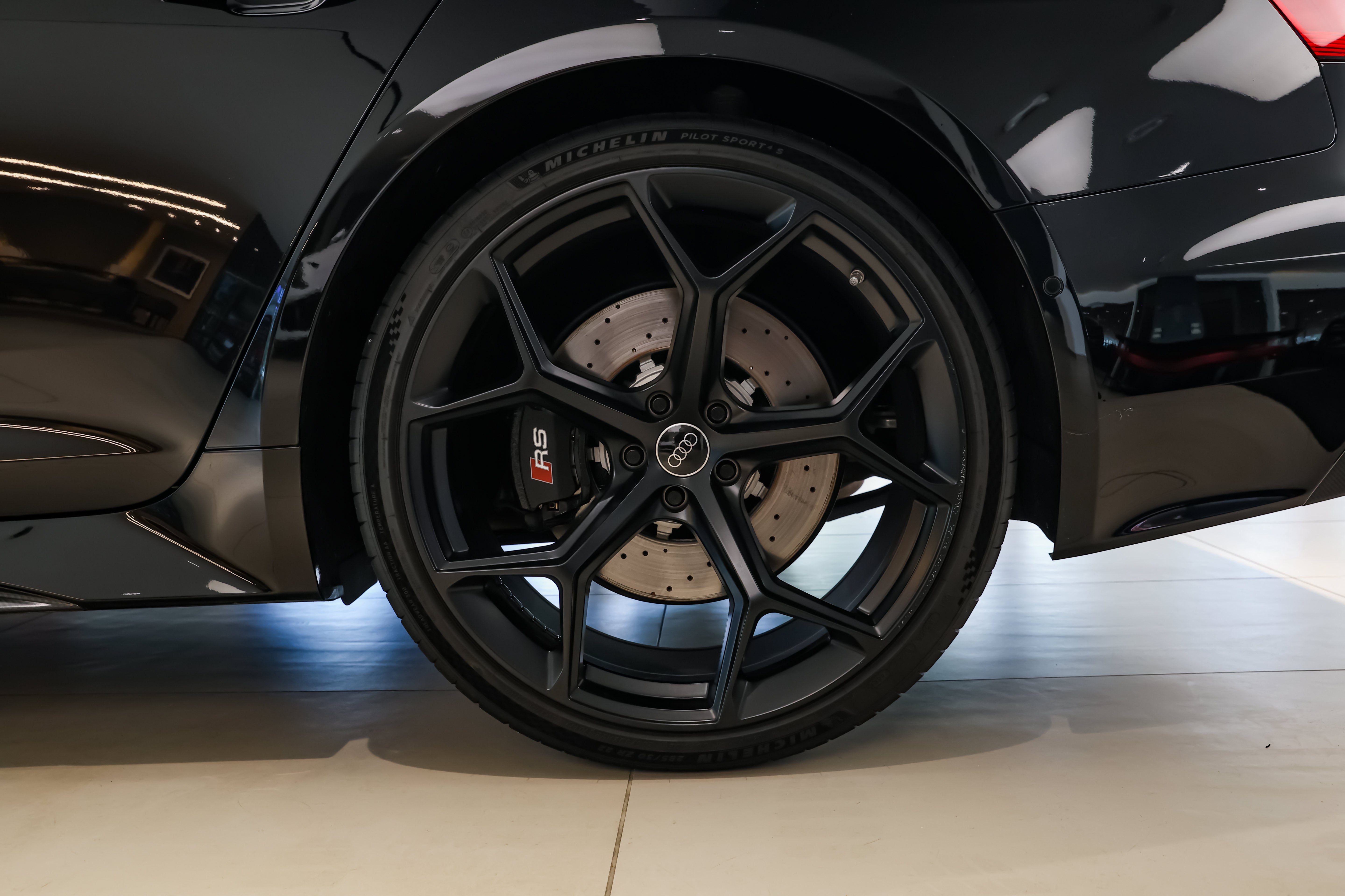 Used 2024 Mythos Black Metallic Audi performance image 12