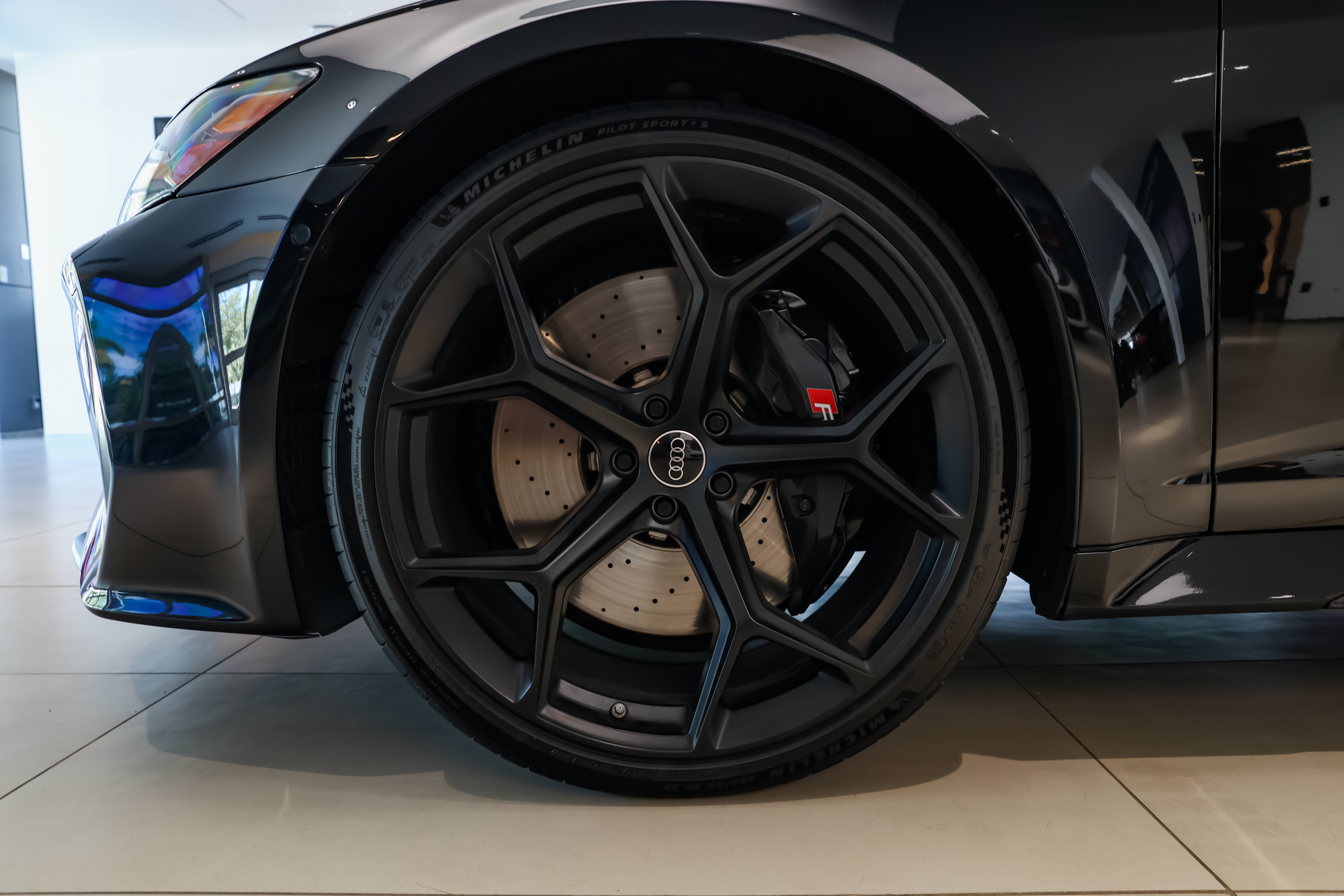 Used 2024 Mythos Black Metallic Audi performance image 17