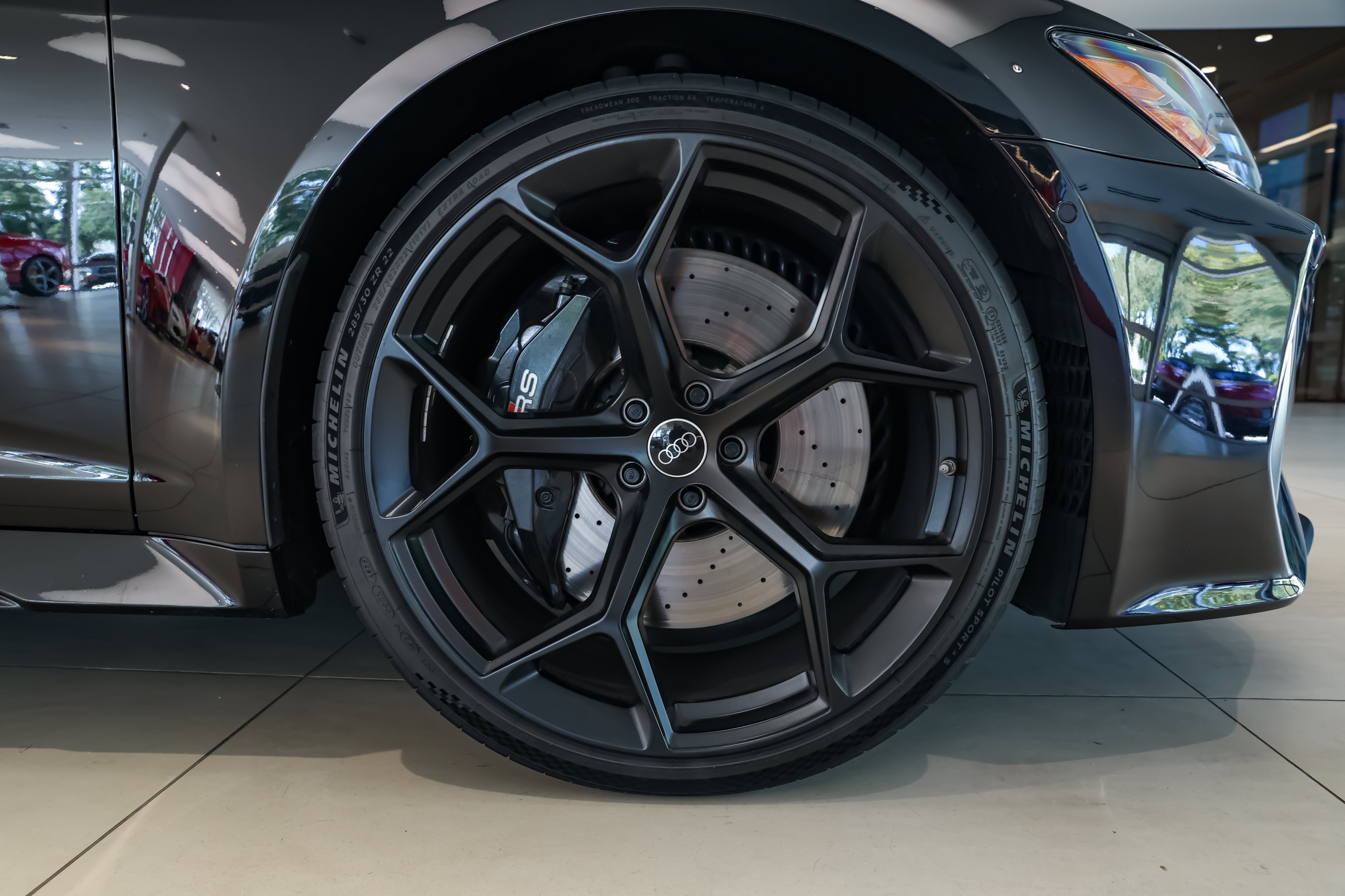 Used 2024 Mythos Black Metallic Audi performance image 29