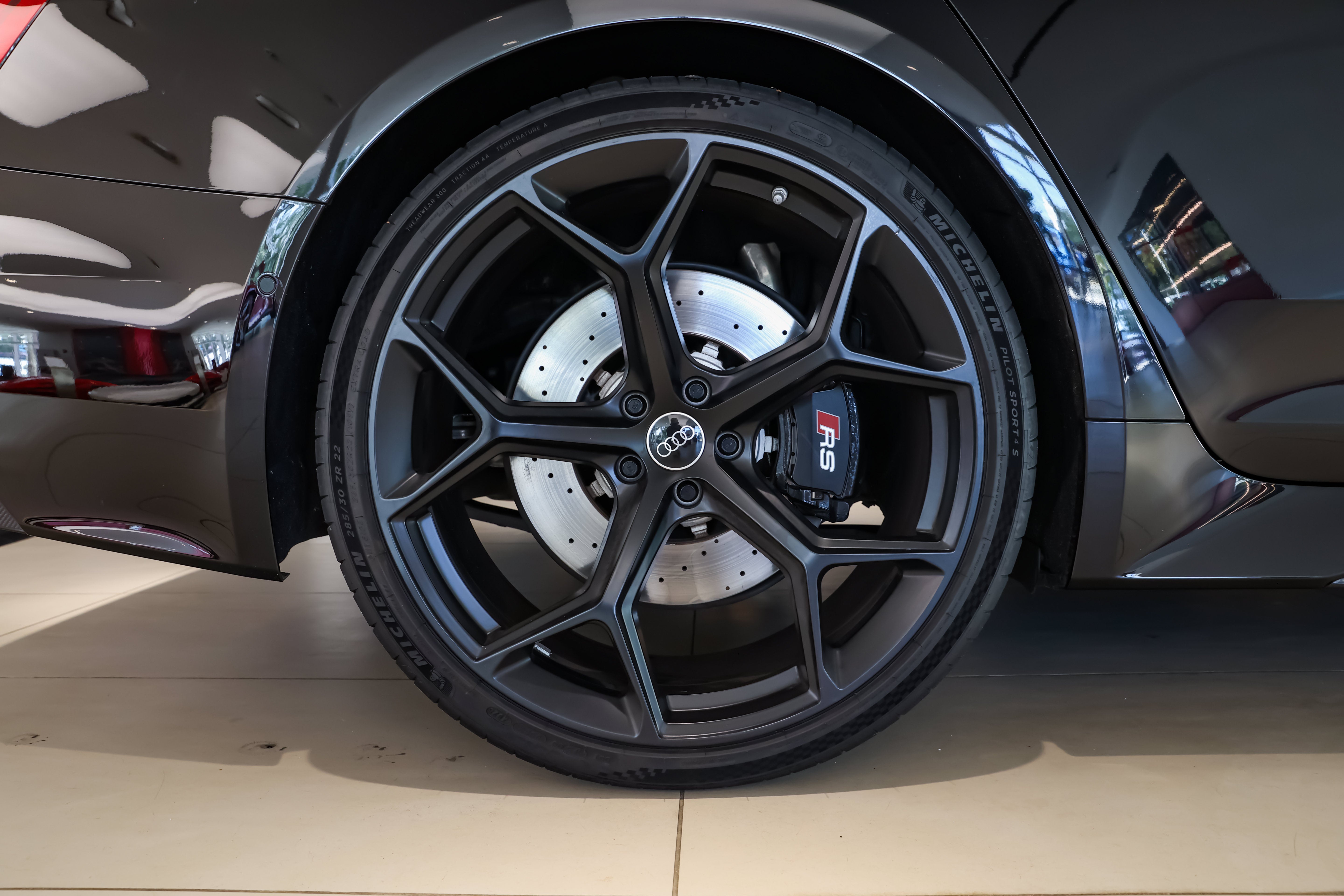 Used 2024 Mythos Black Metallic Audi performance image 30