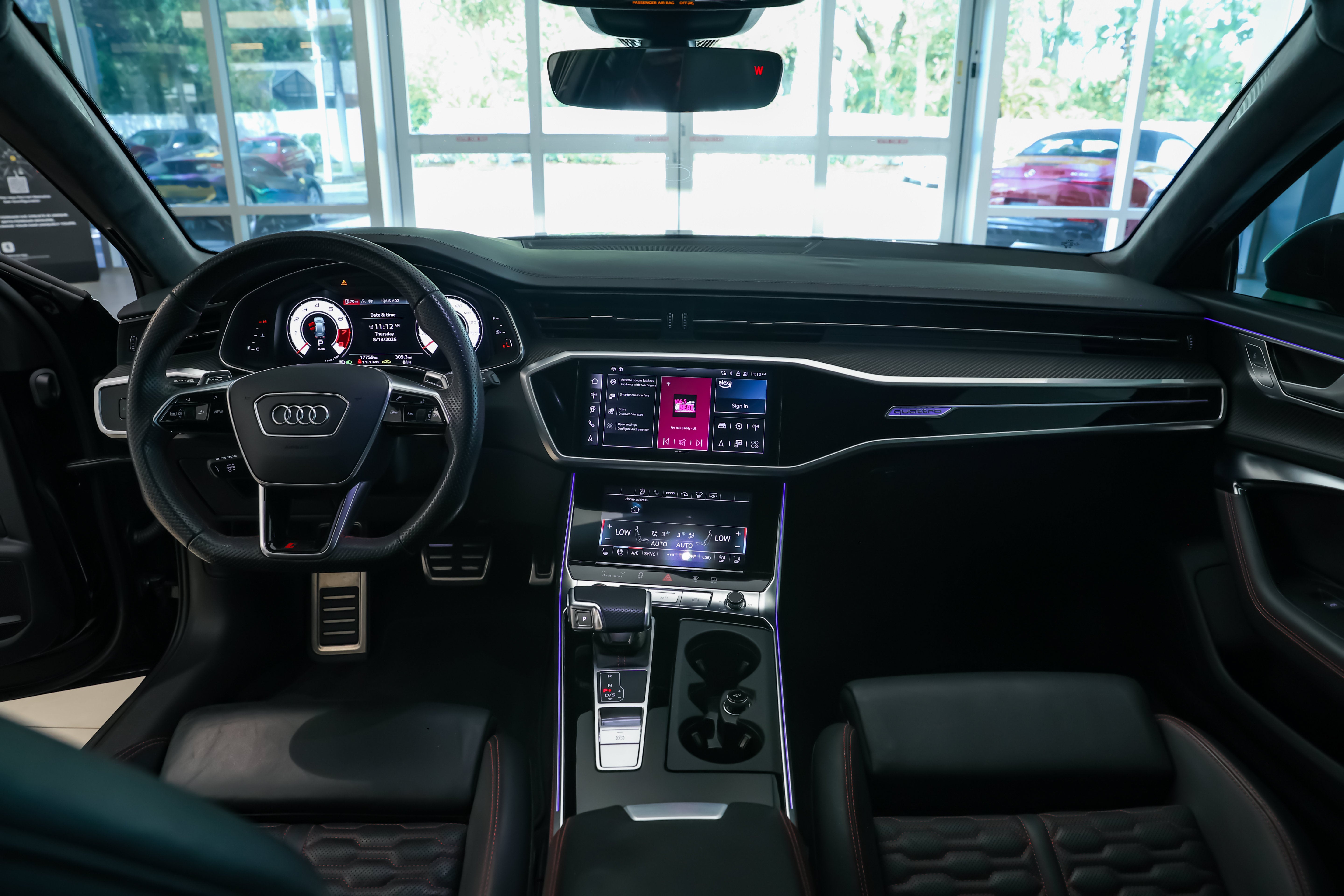 Used 2024 Mythos Black Metallic Audi performance image 39