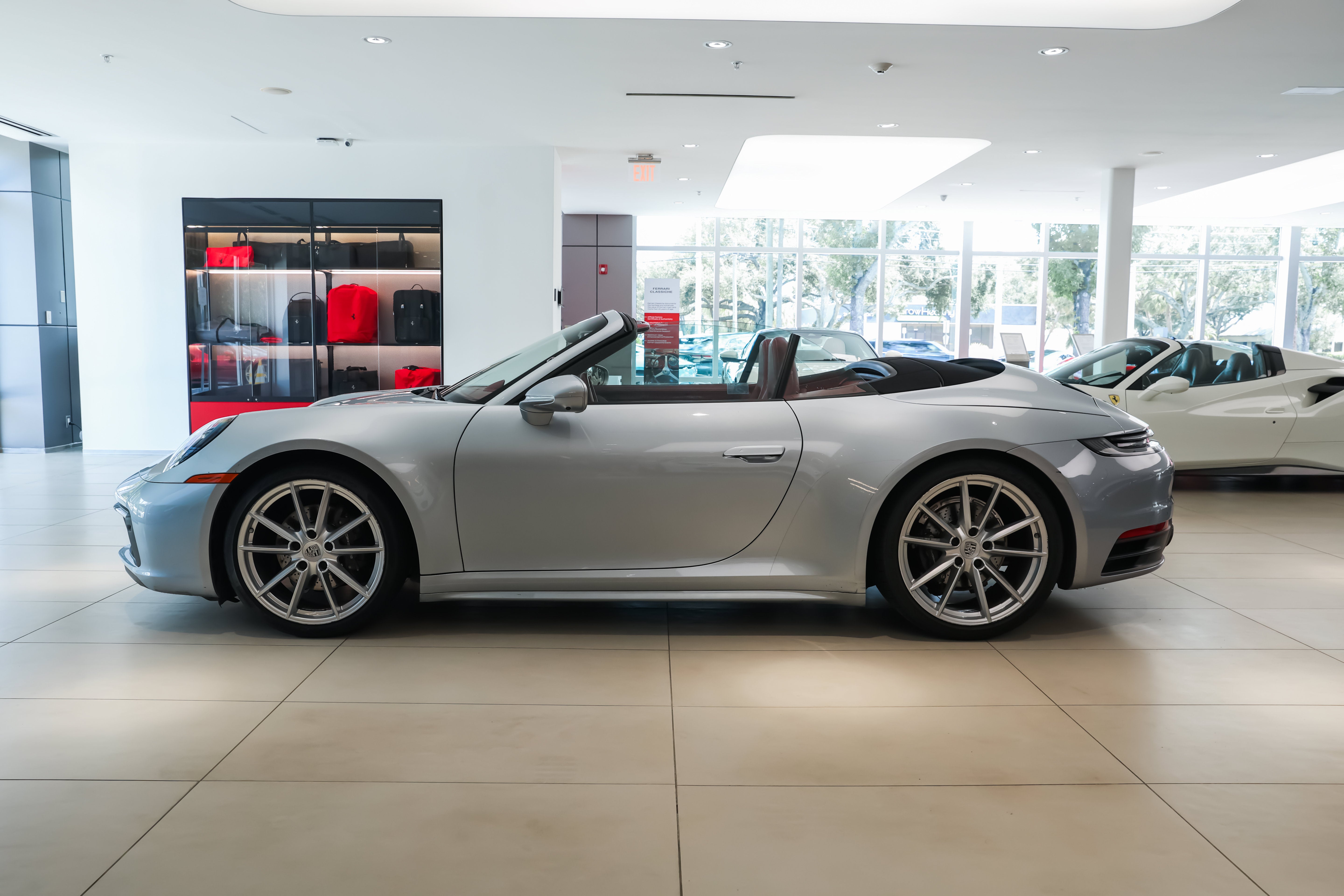 Used 2022 Dolomite Silver Metallic Porsche Carrera 4 image 2