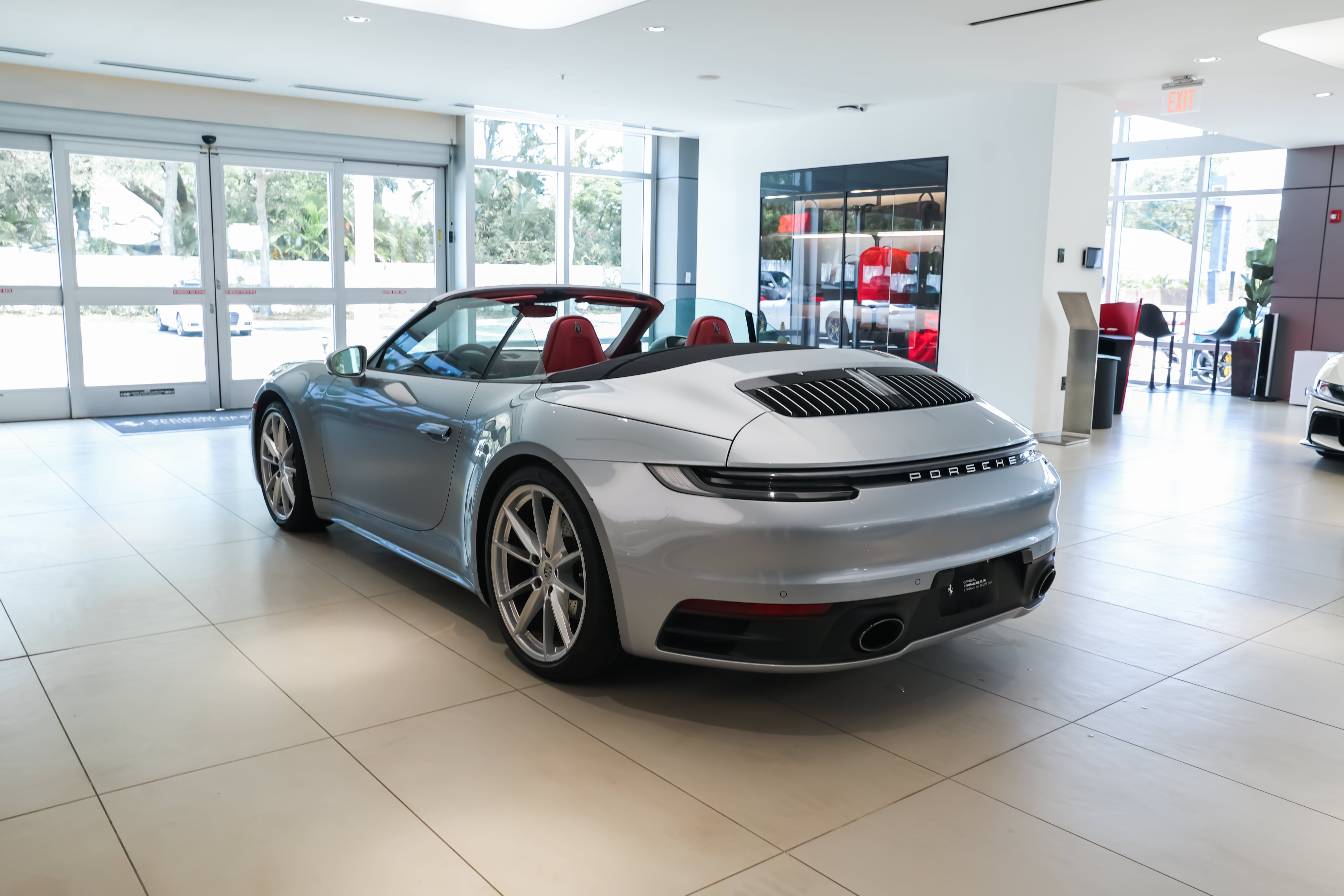 Used 2022 Dolomite Silver Metallic Porsche Carrera 4 image 3