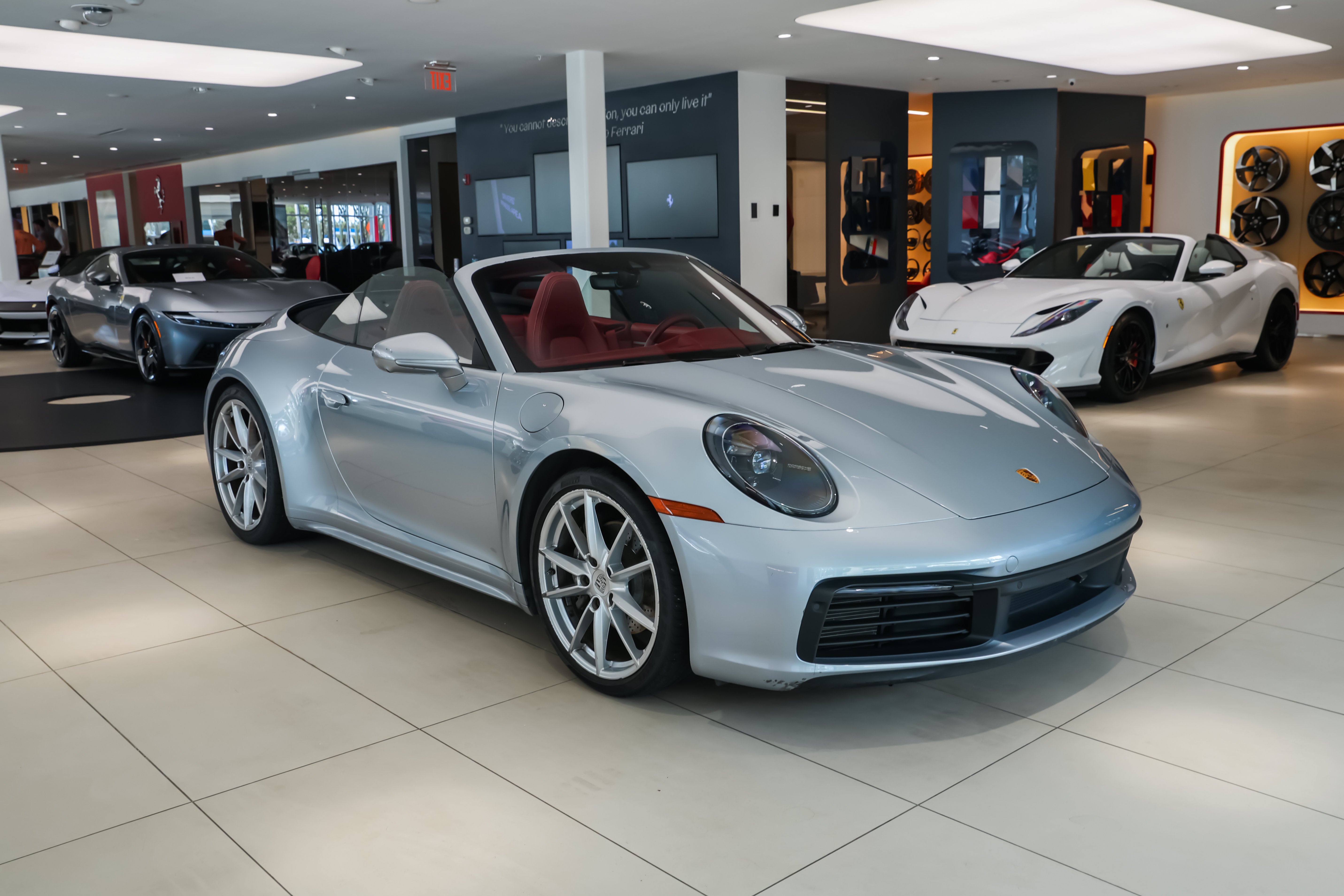 Used 2022 Dolomite Silver Metallic Porsche Carrera 4 image 7