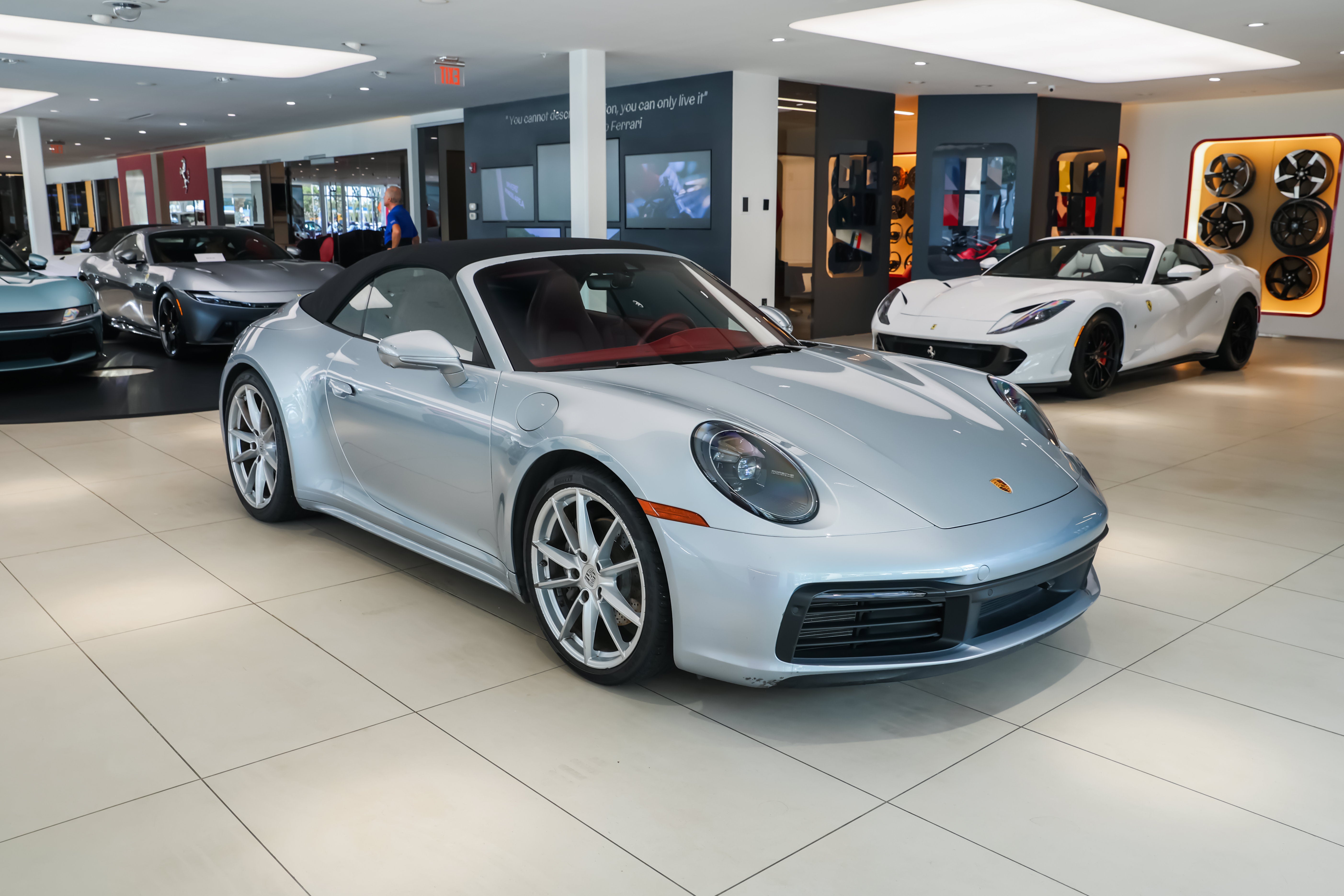 Used 2022 Dolomite Silver Metallic Porsche Carrera 4 image 11