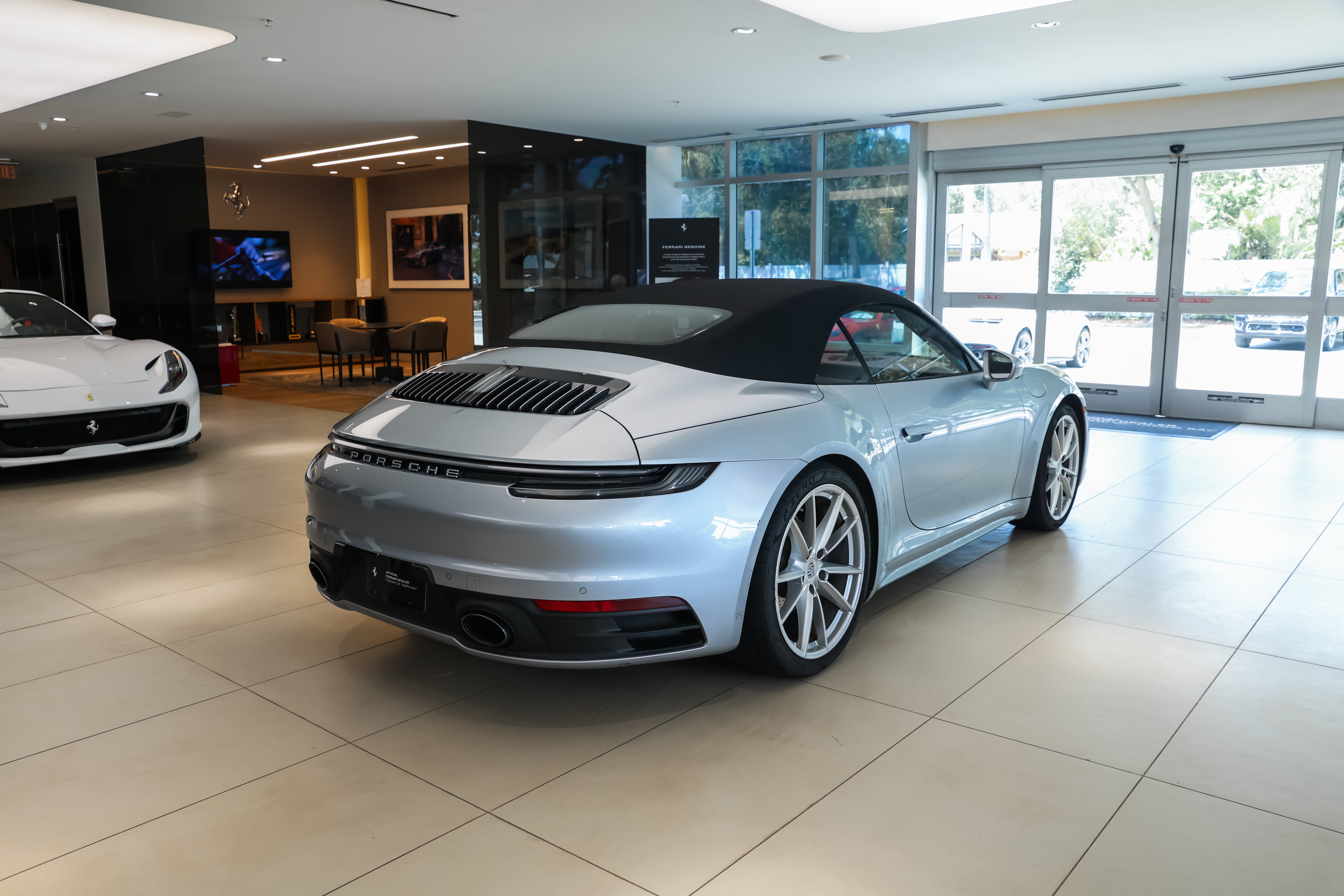Used 2022 Dolomite Silver Metallic Porsche Carrera 4 image 17