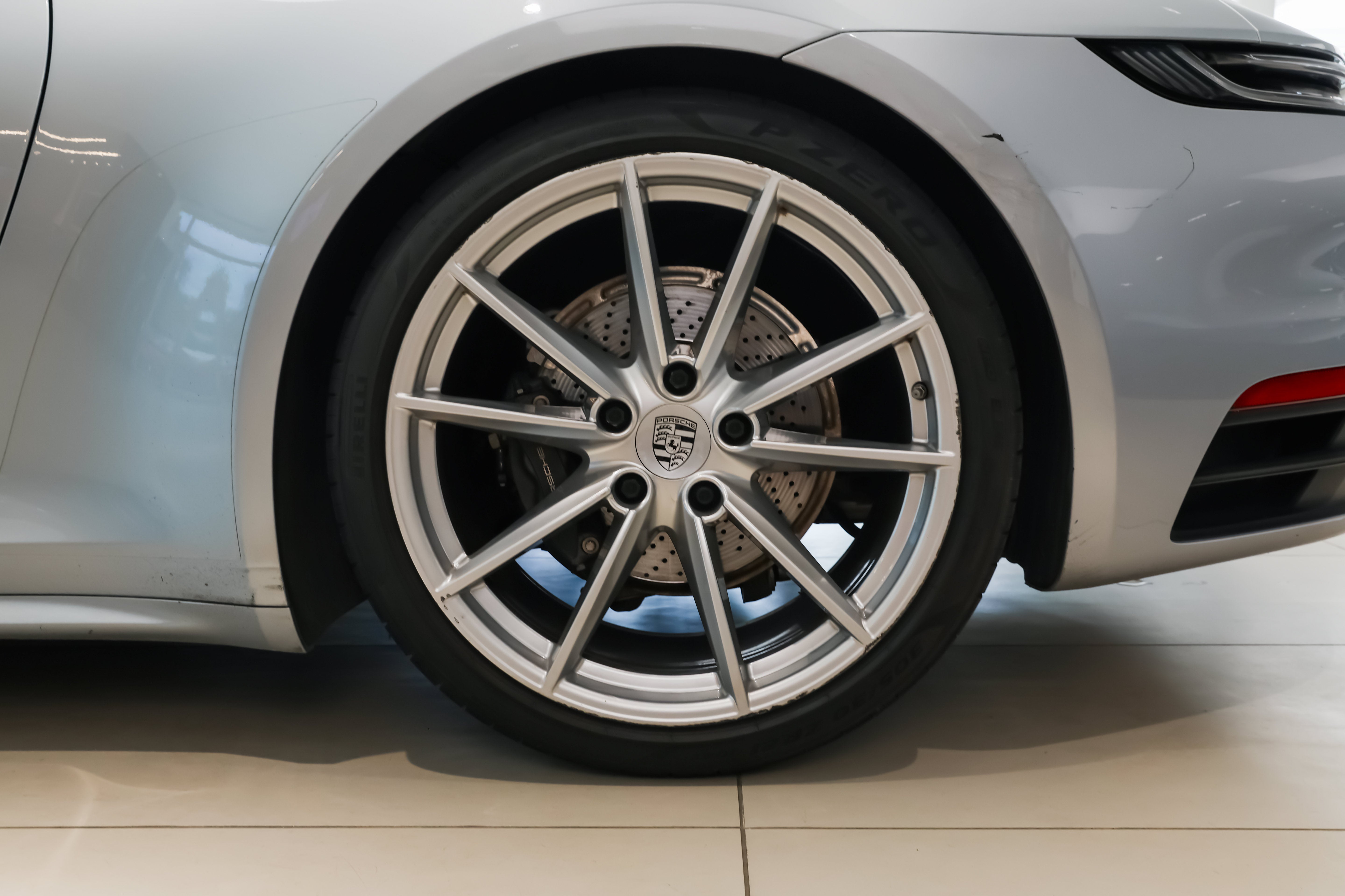 Used 2022 Dolomite Silver Metallic Porsche Carrera 4 image 30