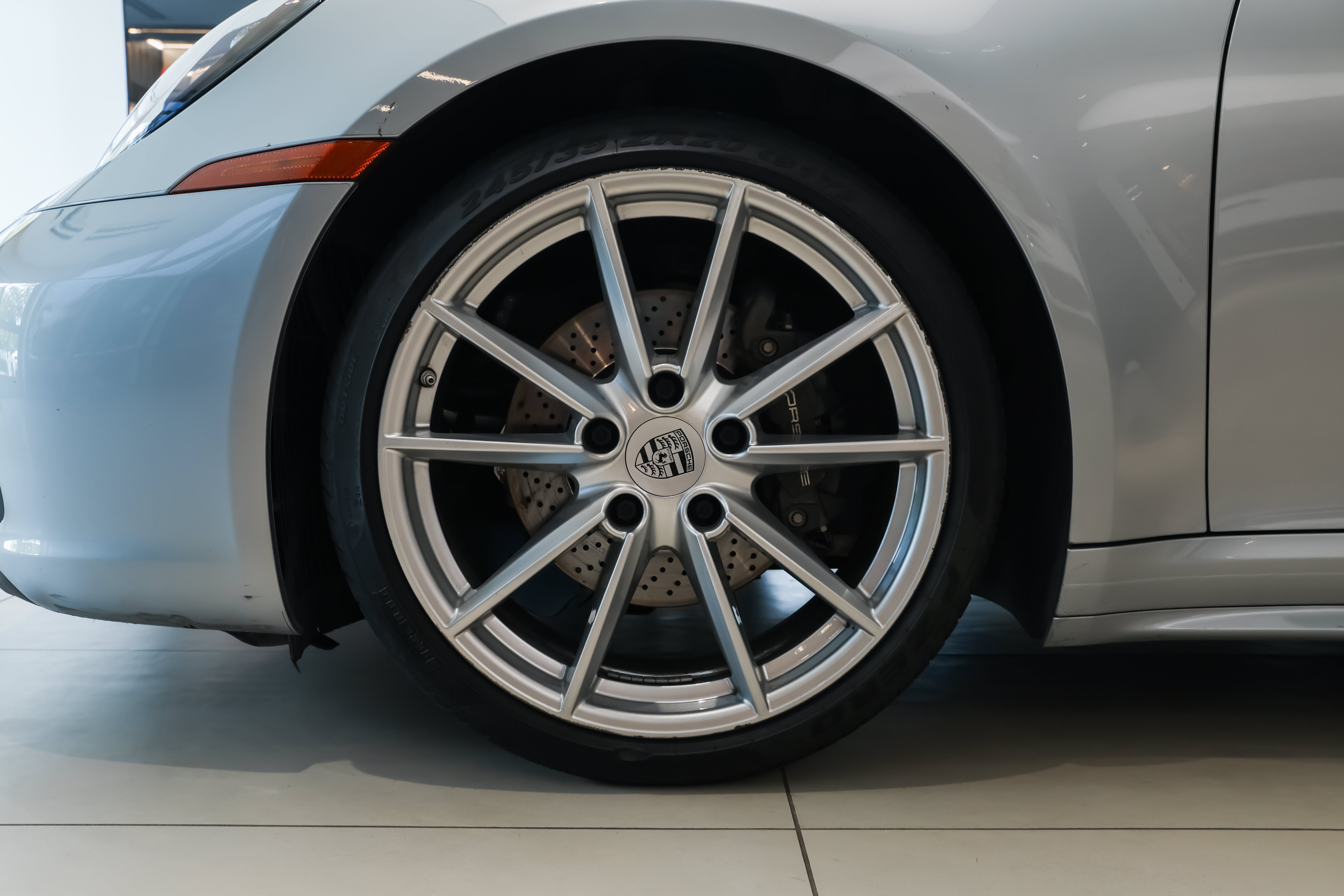 Used 2022 Dolomite Silver Metallic Porsche Carrera 4 image 32