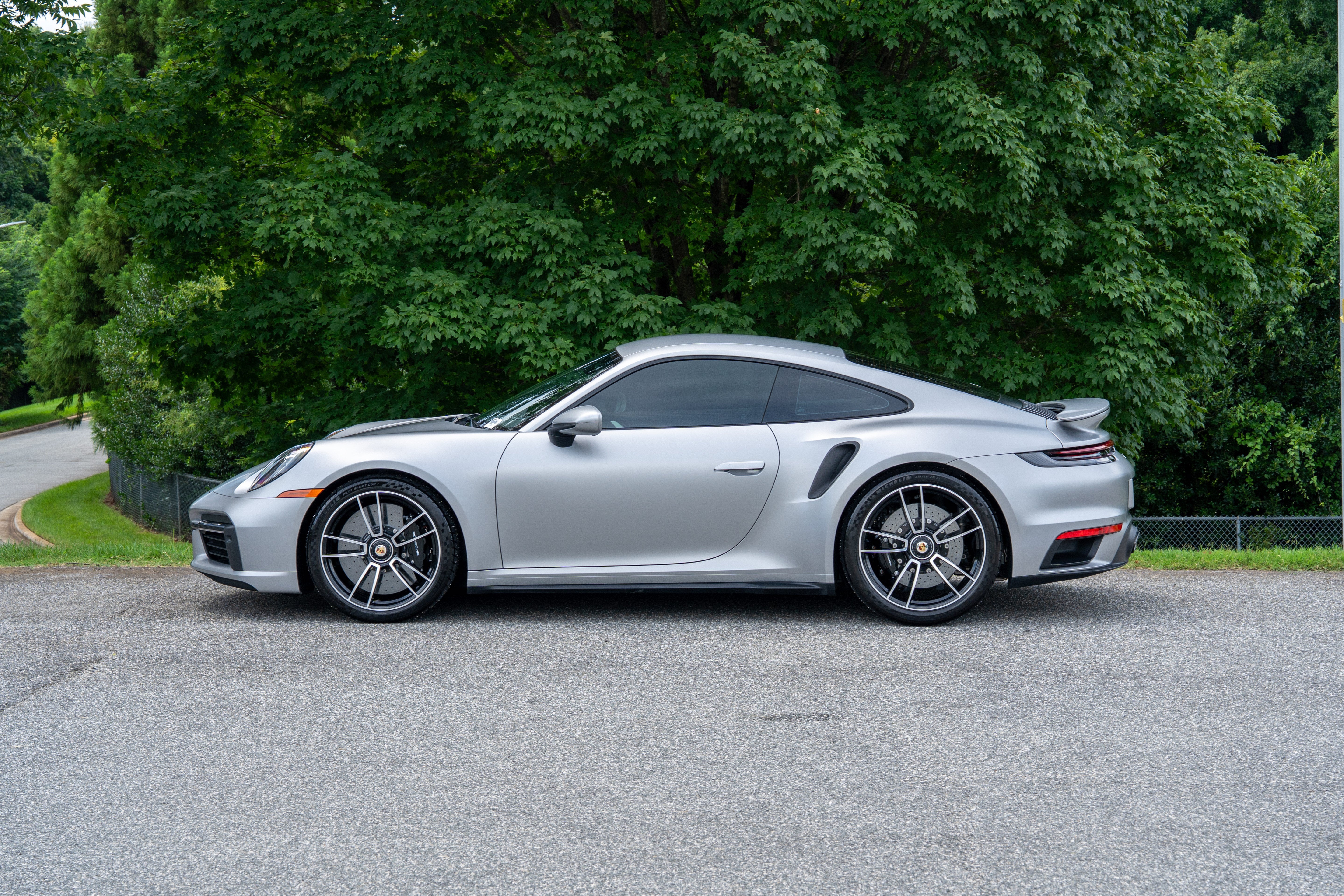 Used 2022 GT Silver Metallic Porsche Turbo S image 2
