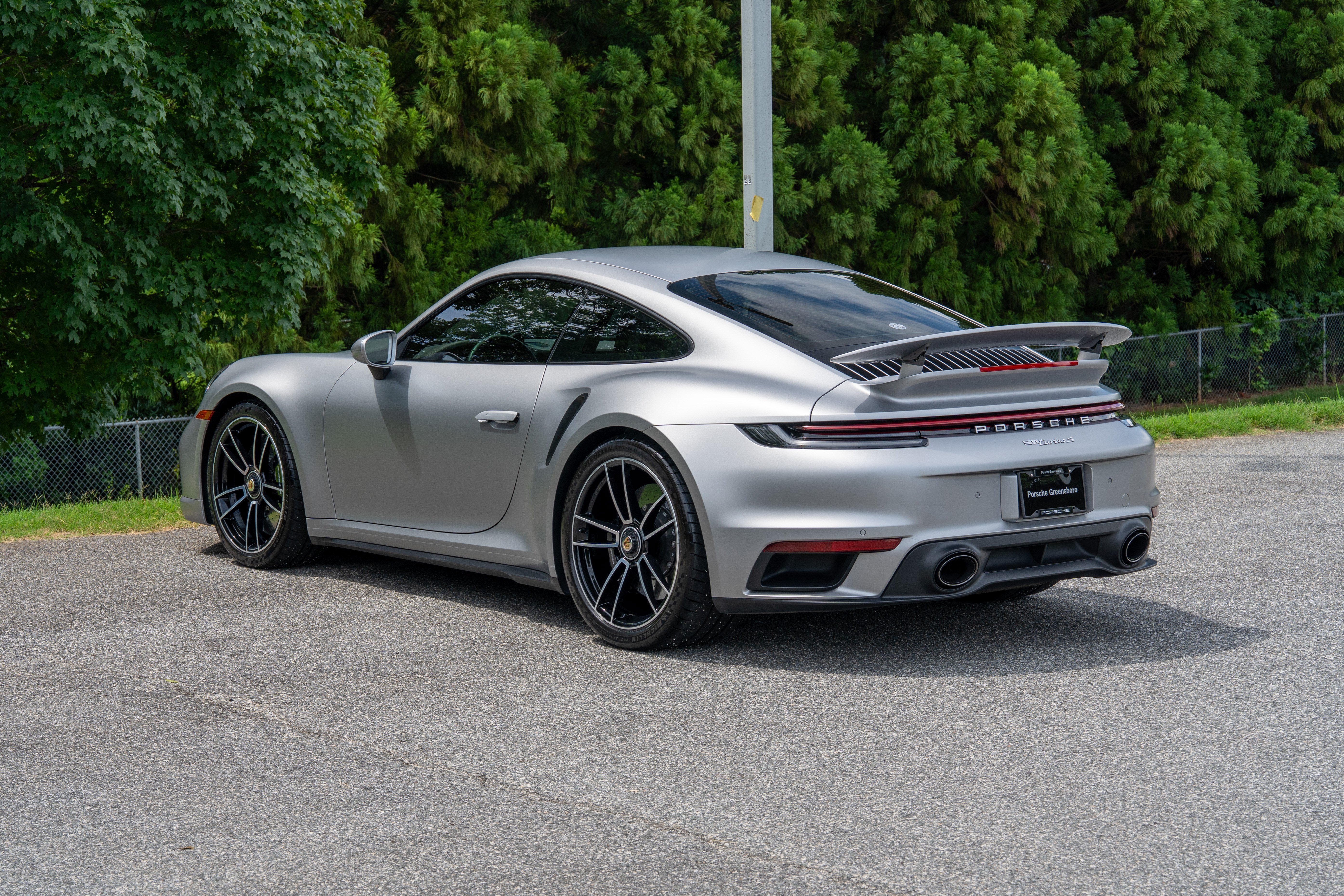 Used 2022 GT Silver Metallic Porsche Turbo S image 3