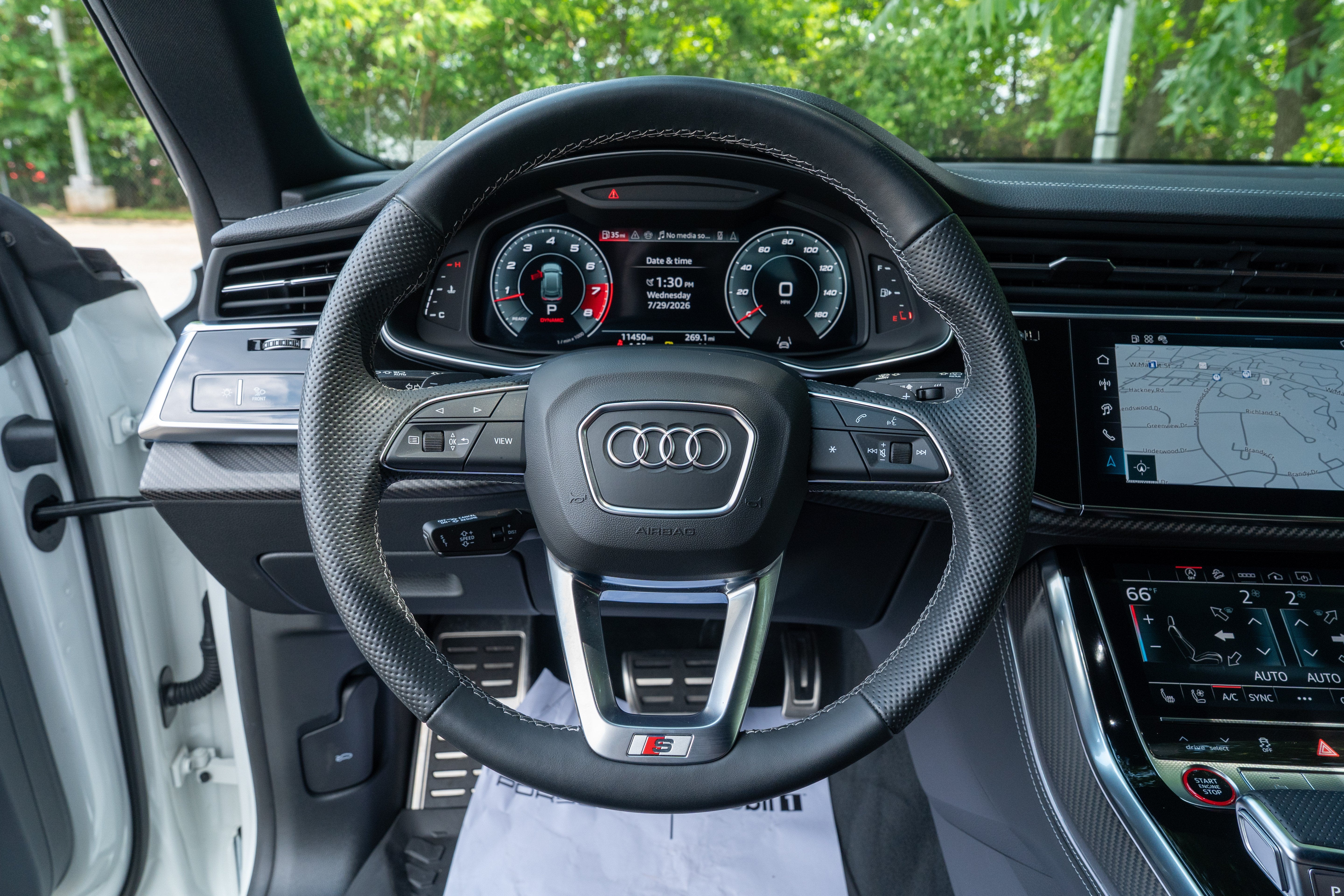 Used 2024 Carrara White Audi Premium Plus image 16