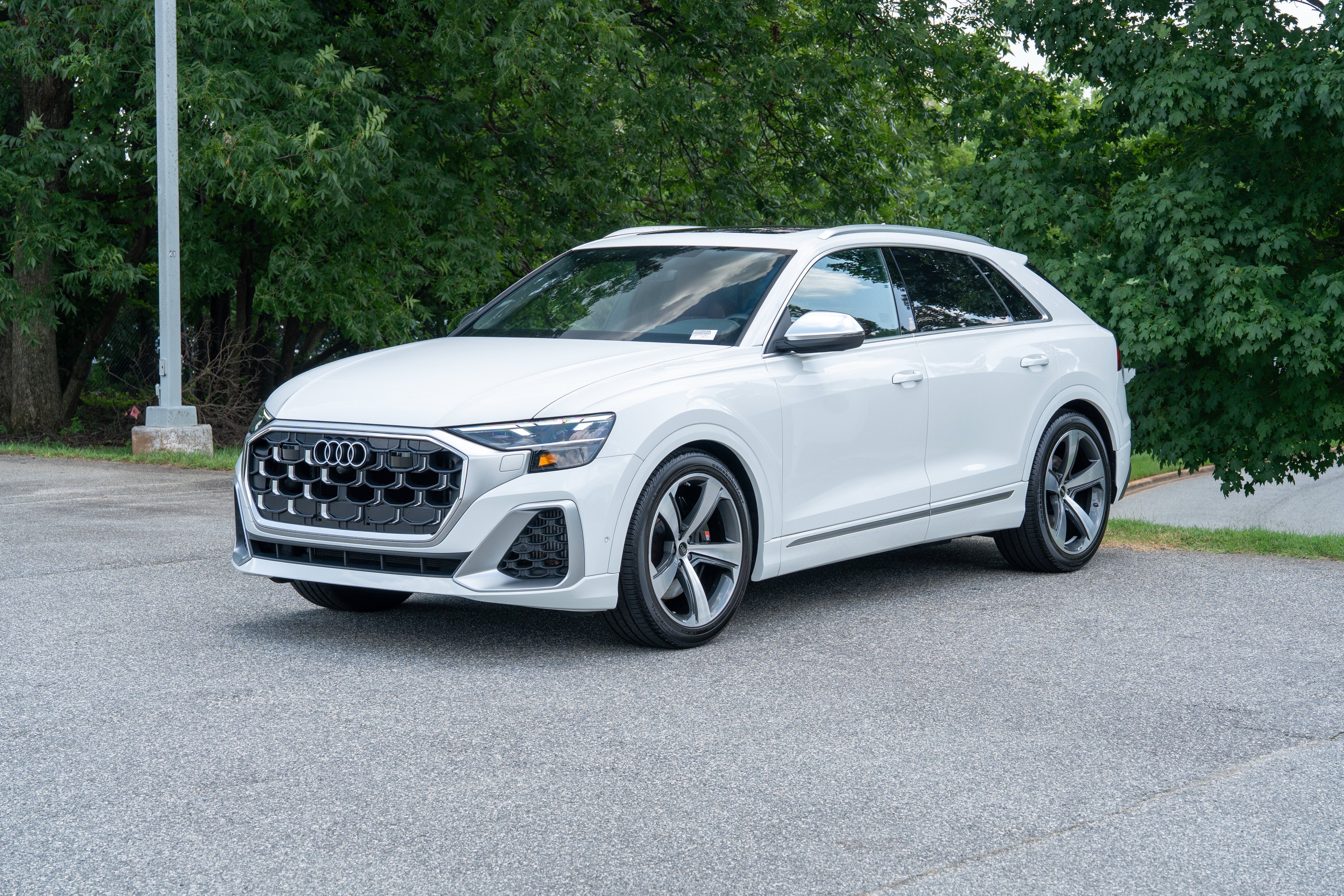 Used 2024 Carrara White Audi Premium Plus image 3
