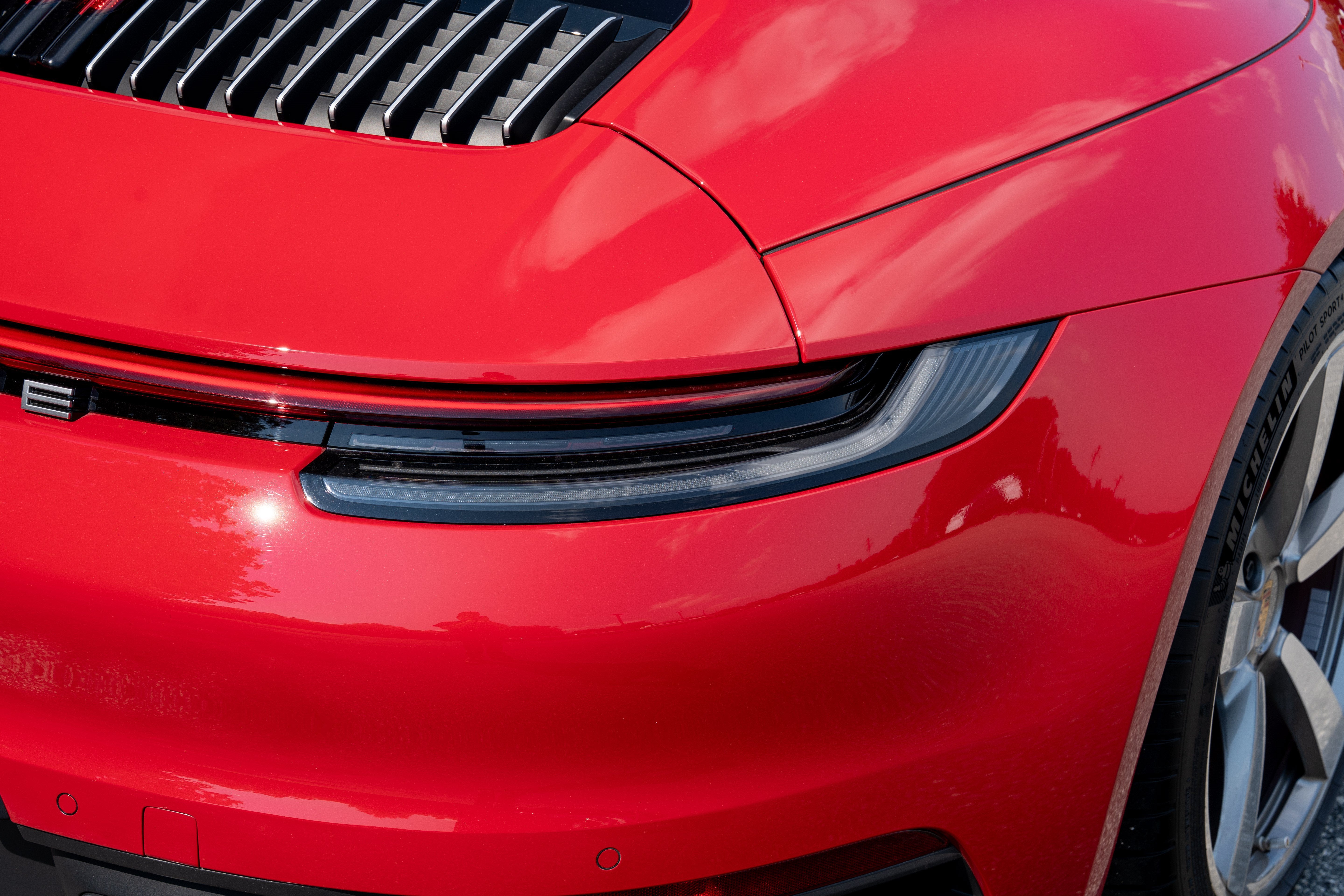 Used 2022 Carmine Red Porsche Carrera 4S Cabriolet image 15