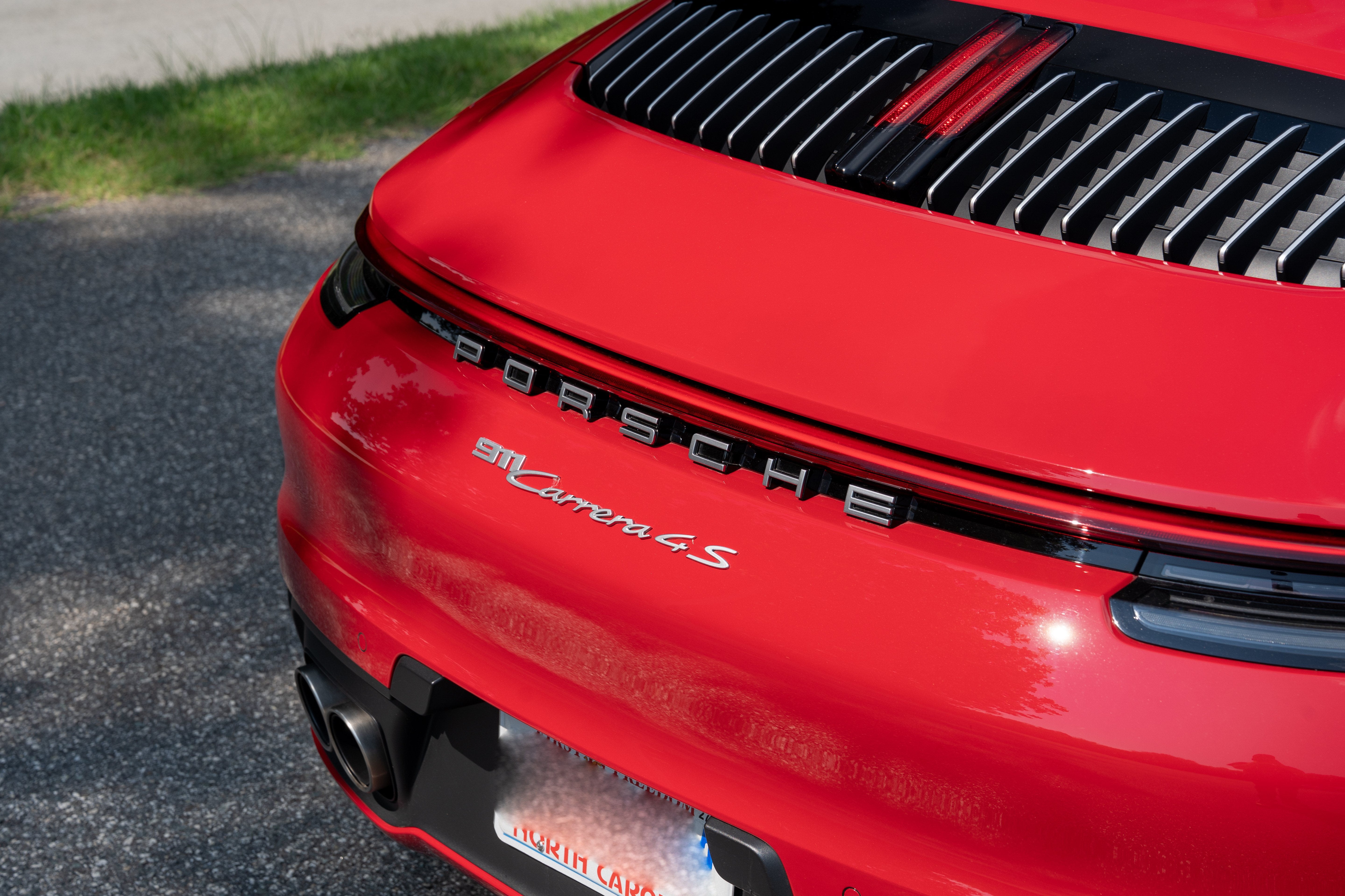 Used 2022 Carmine Red Porsche Carrera 4S Cabriolet image 16