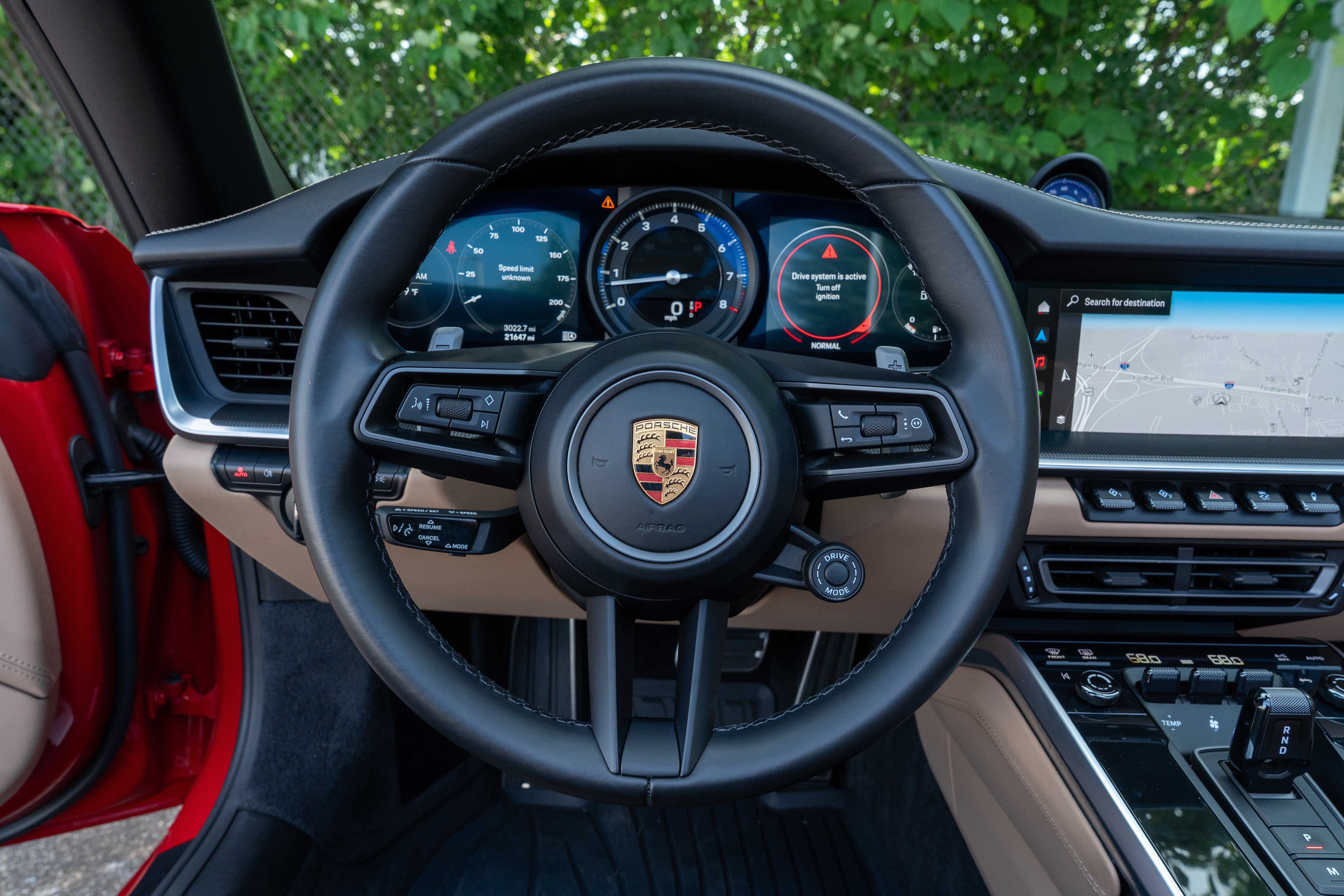 Used 2022 Carmine Red Porsche Carrera 4S Cabriolet image 26