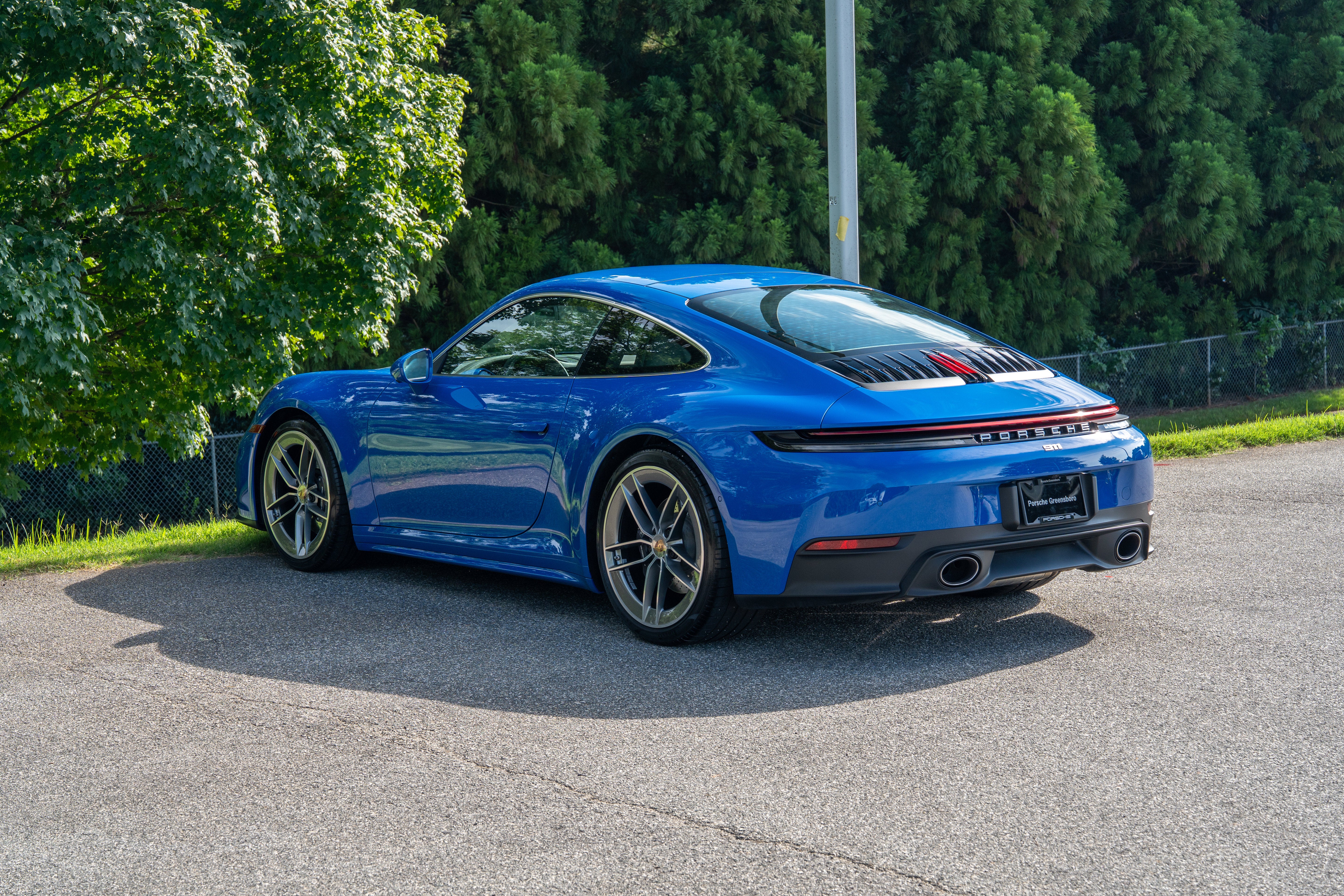 Used 2025 Lugano Blue Porsche Carrera image 3