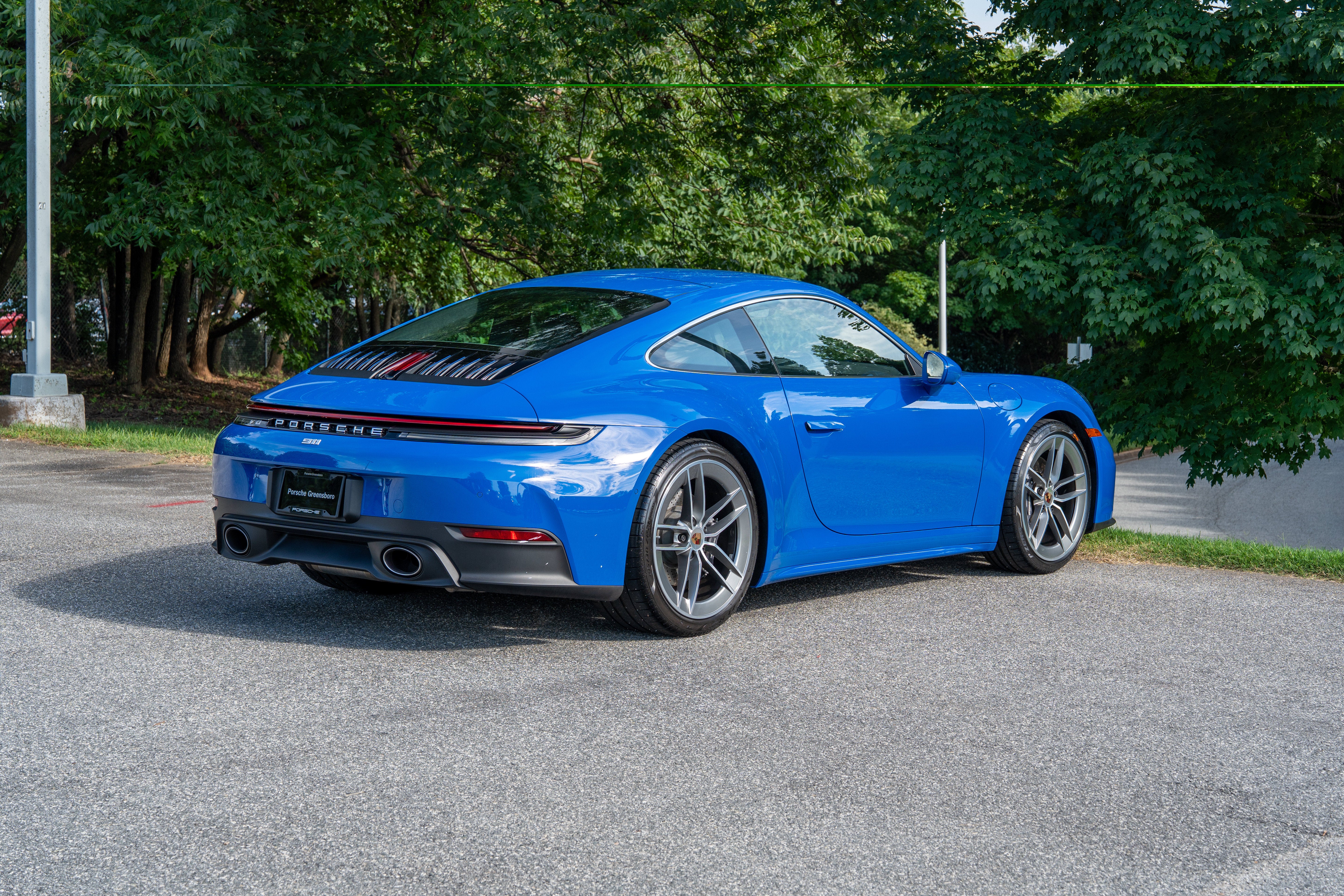 Used 2025 Lugano Blue Porsche Carrera image 7