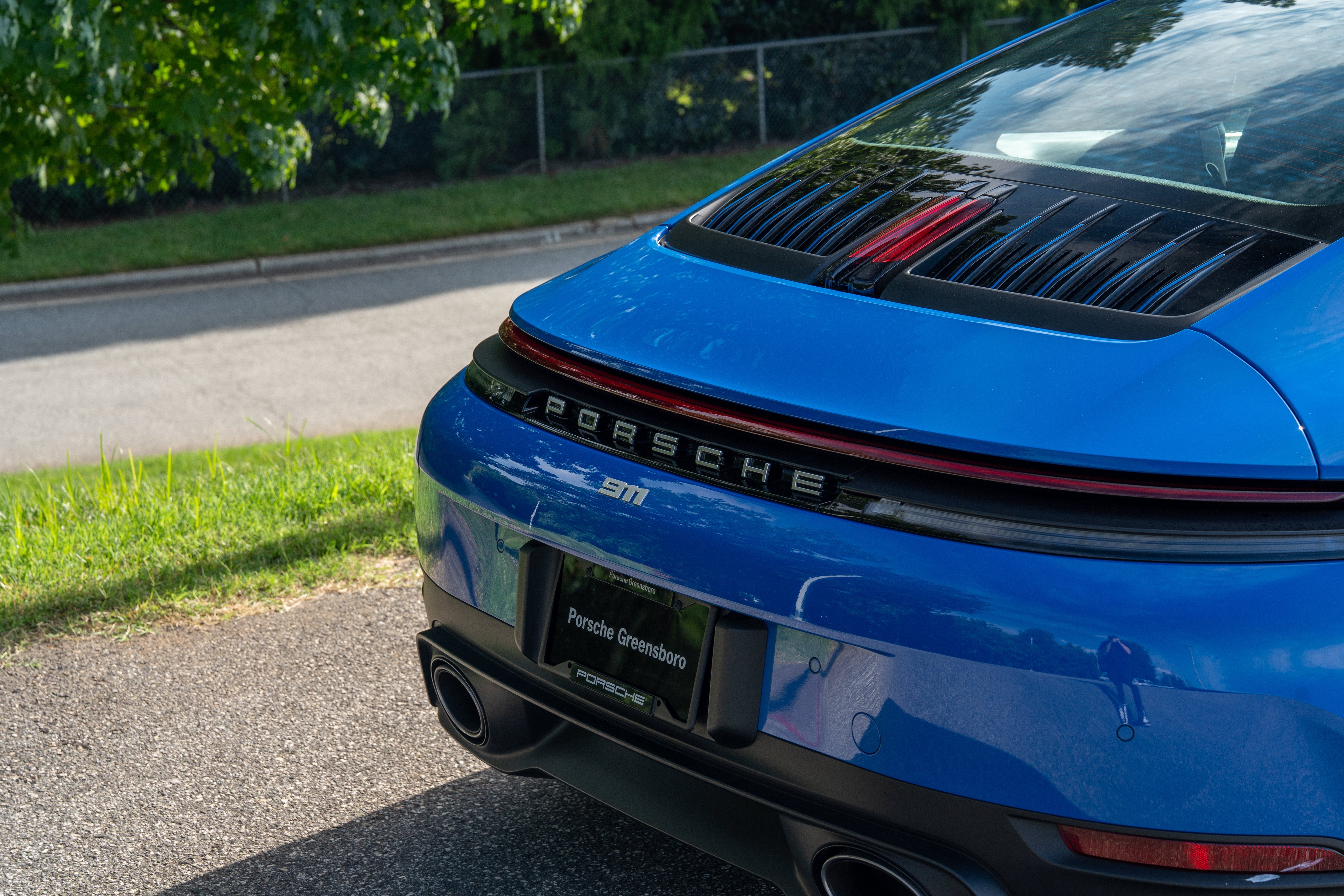 Used 2025 Lugano Blue Porsche Carrera image 13