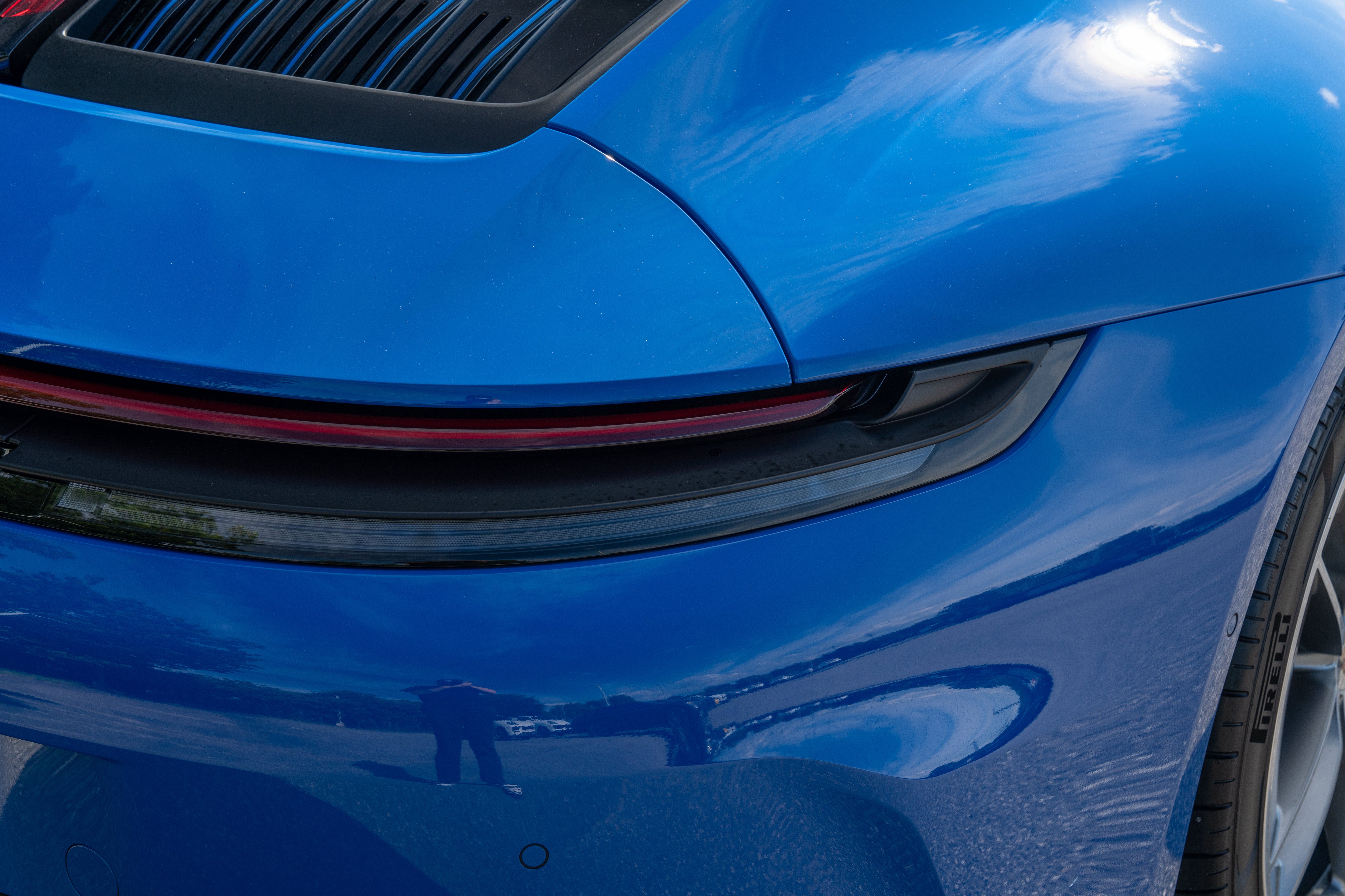 Used 2025 Lugano Blue Porsche Carrera image 14