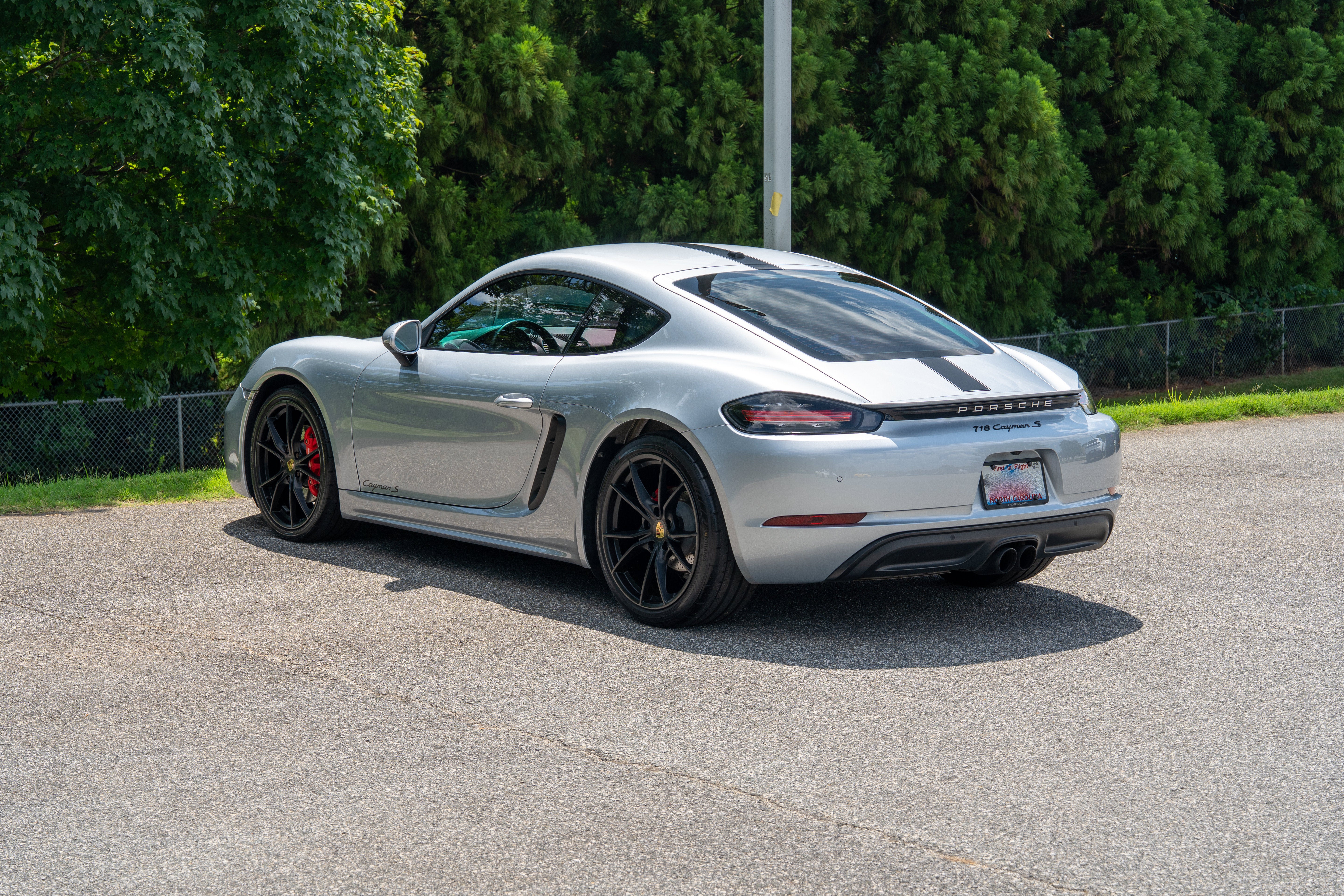 Used 2018 Rhodium Silver Metallic Porsche S image 3