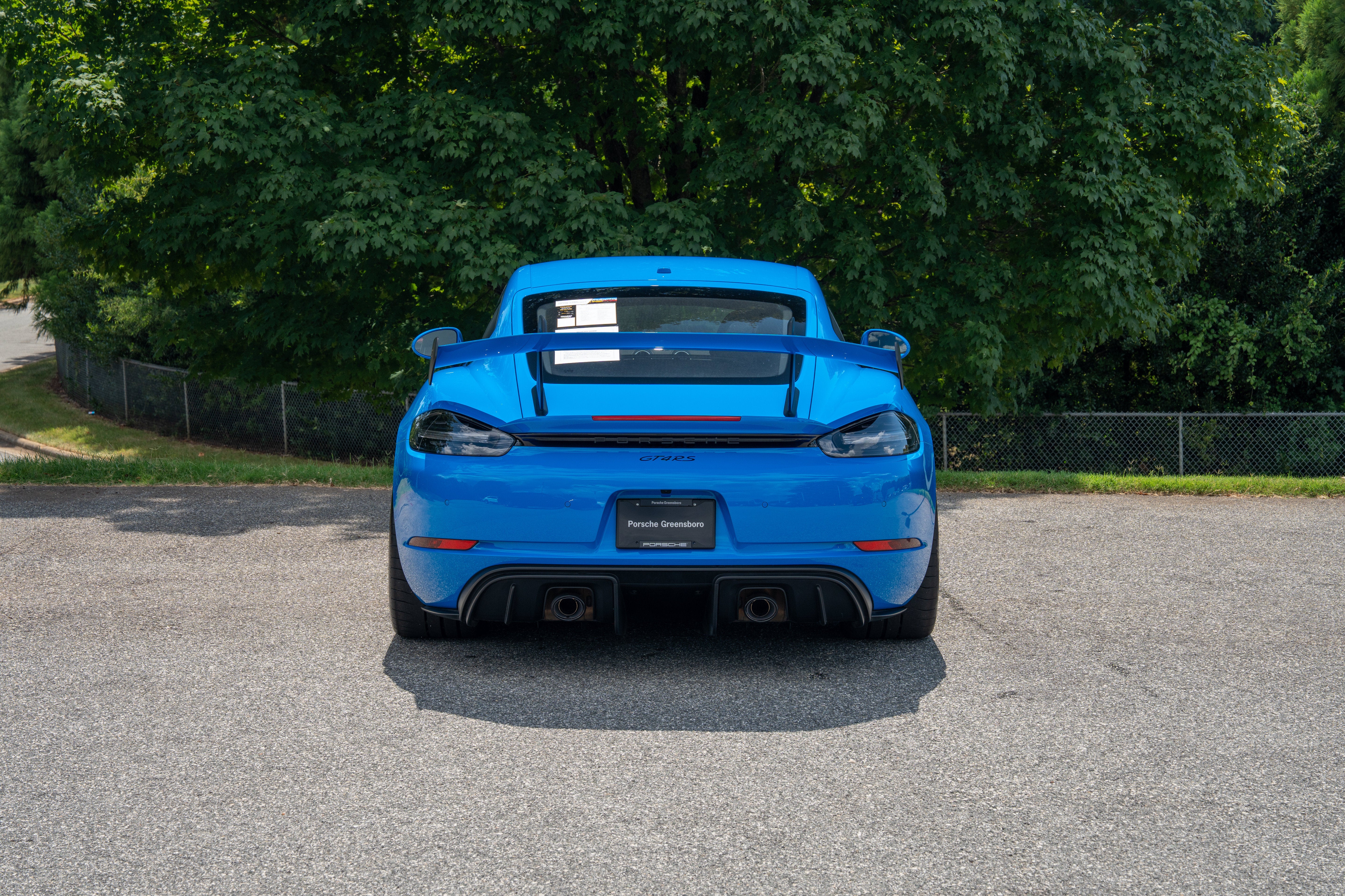 Used 2025 SHARK BLUE Porsche GT4 RS image 6
