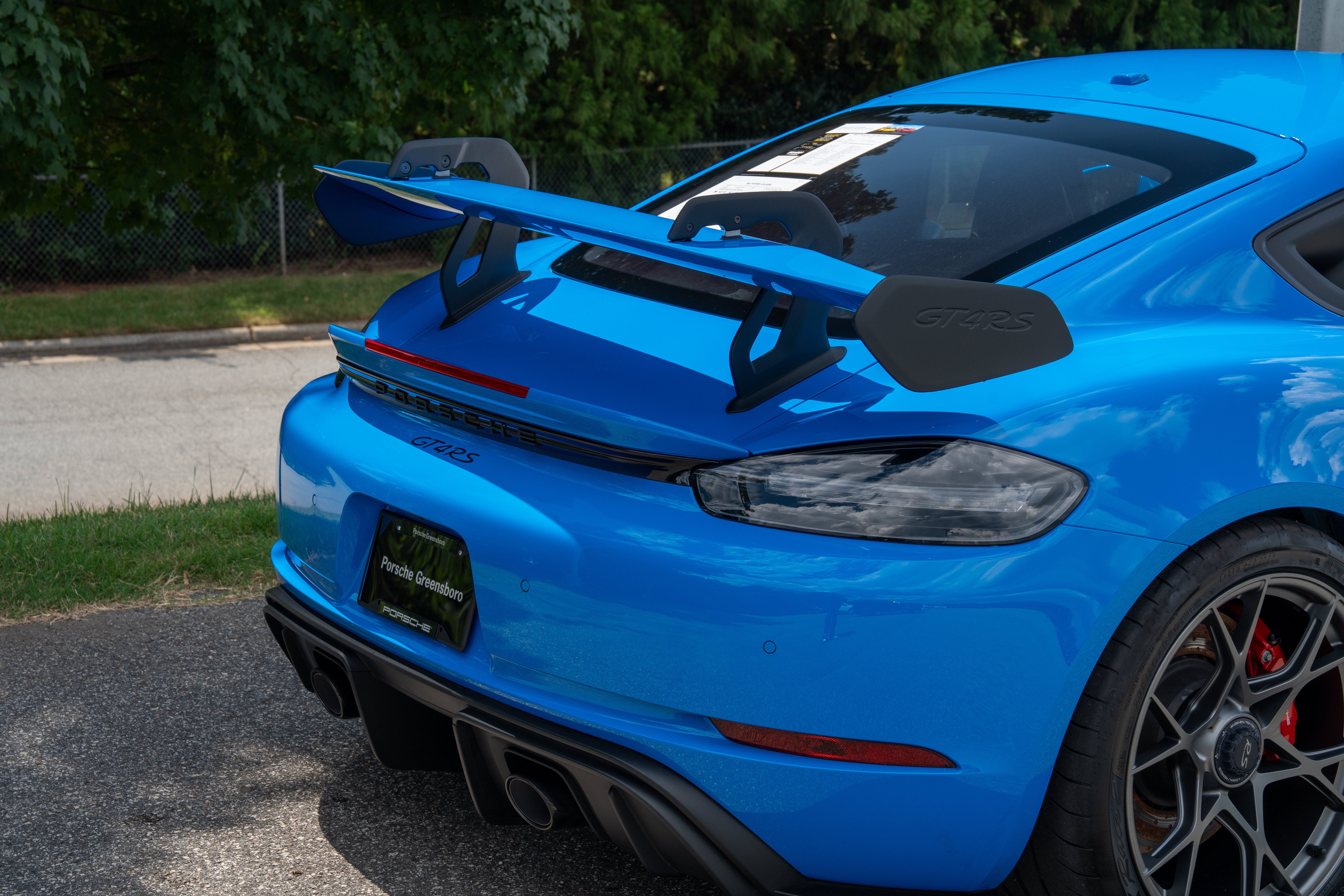 Used 2025 SHARK BLUE Porsche GT4 RS image 14