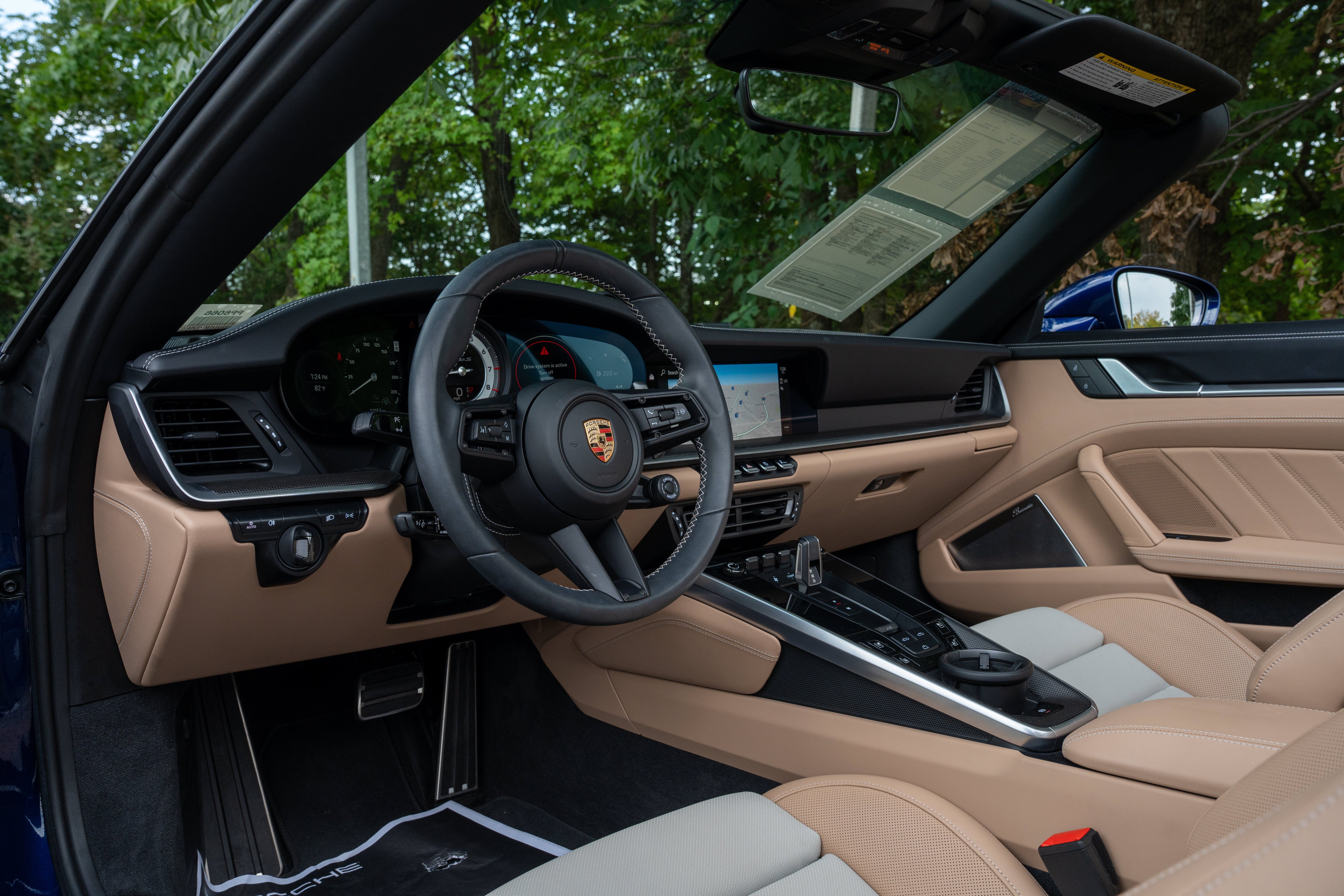 Used 2025 Gentian Blue Metallic Porsche Turbo S Cabriolet image 4