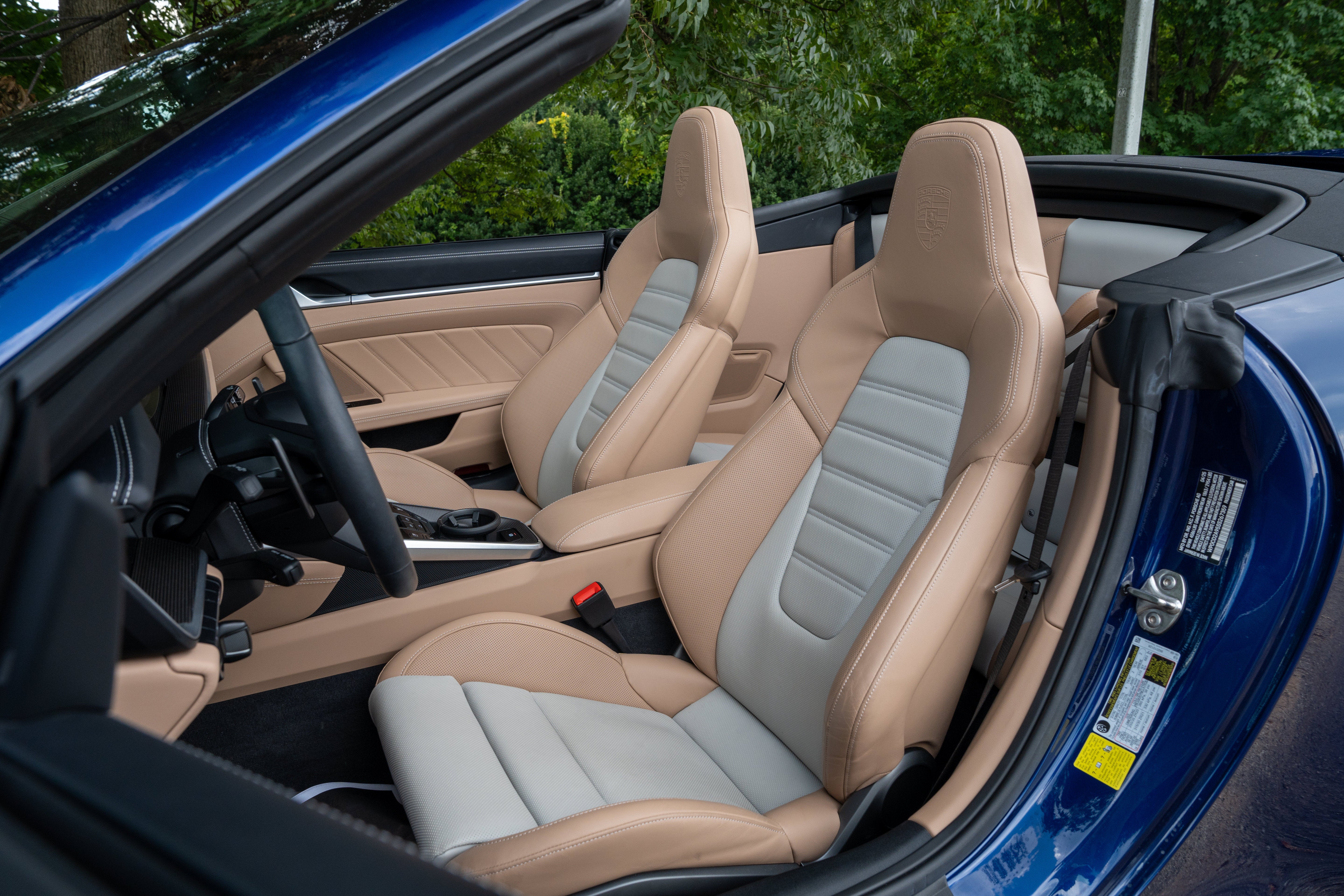Used 2025 Gentian Blue Metallic Porsche Turbo S Cabriolet image 5