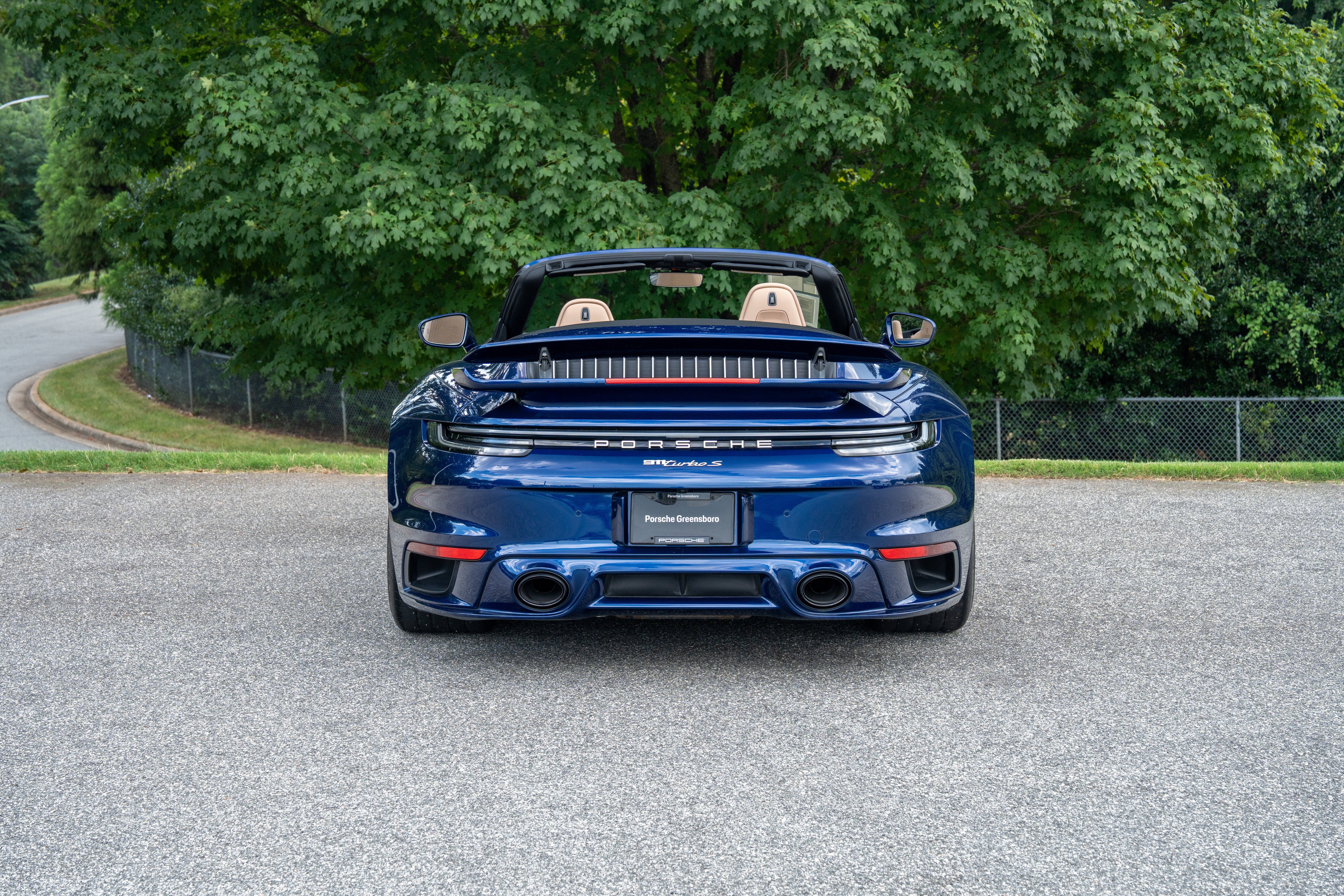 Used 2025 Gentian Blue Metallic Porsche Turbo S Cabriolet image 6