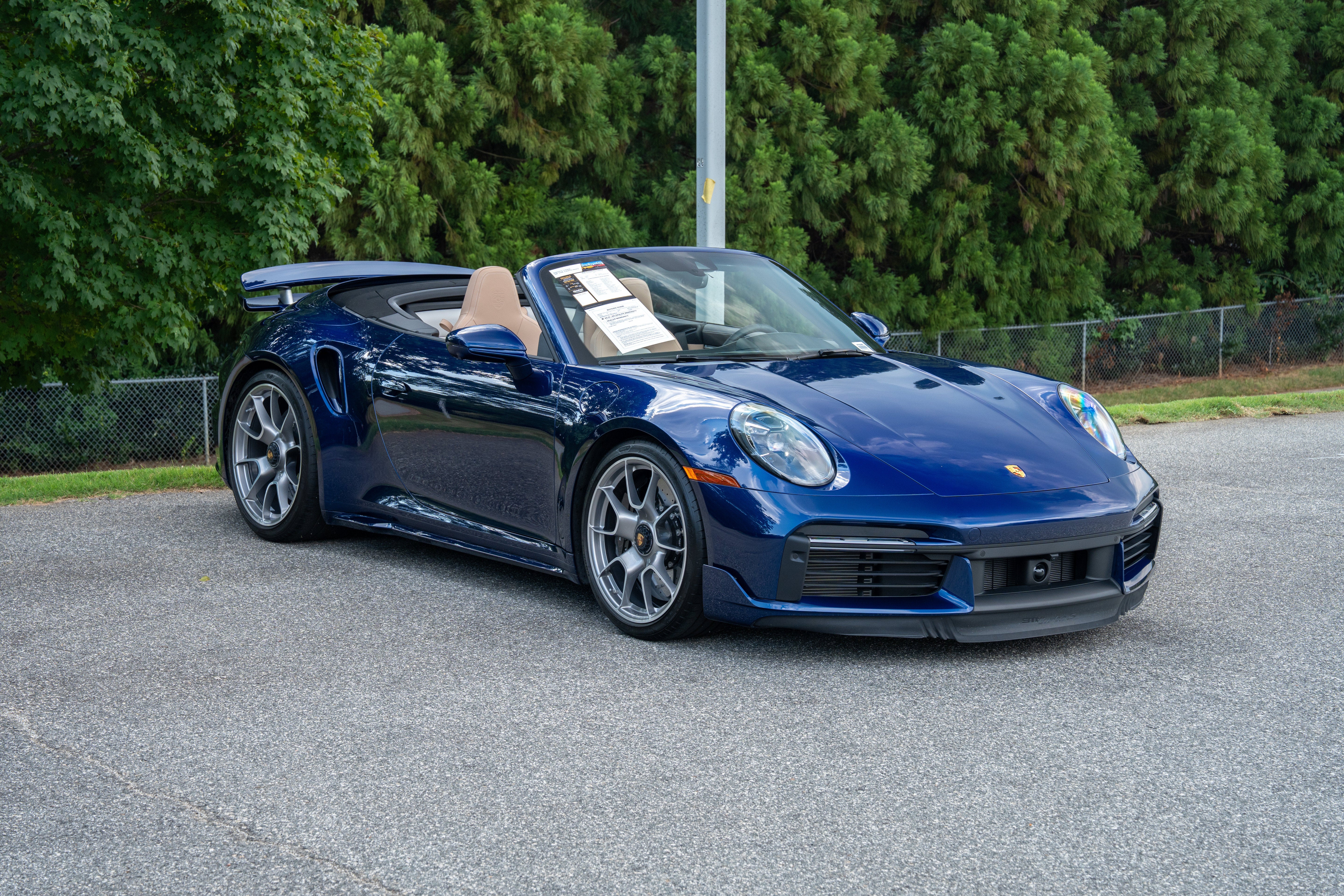 Used 2025 Gentian Blue Metallic Porsche Turbo S Cabriolet image 9