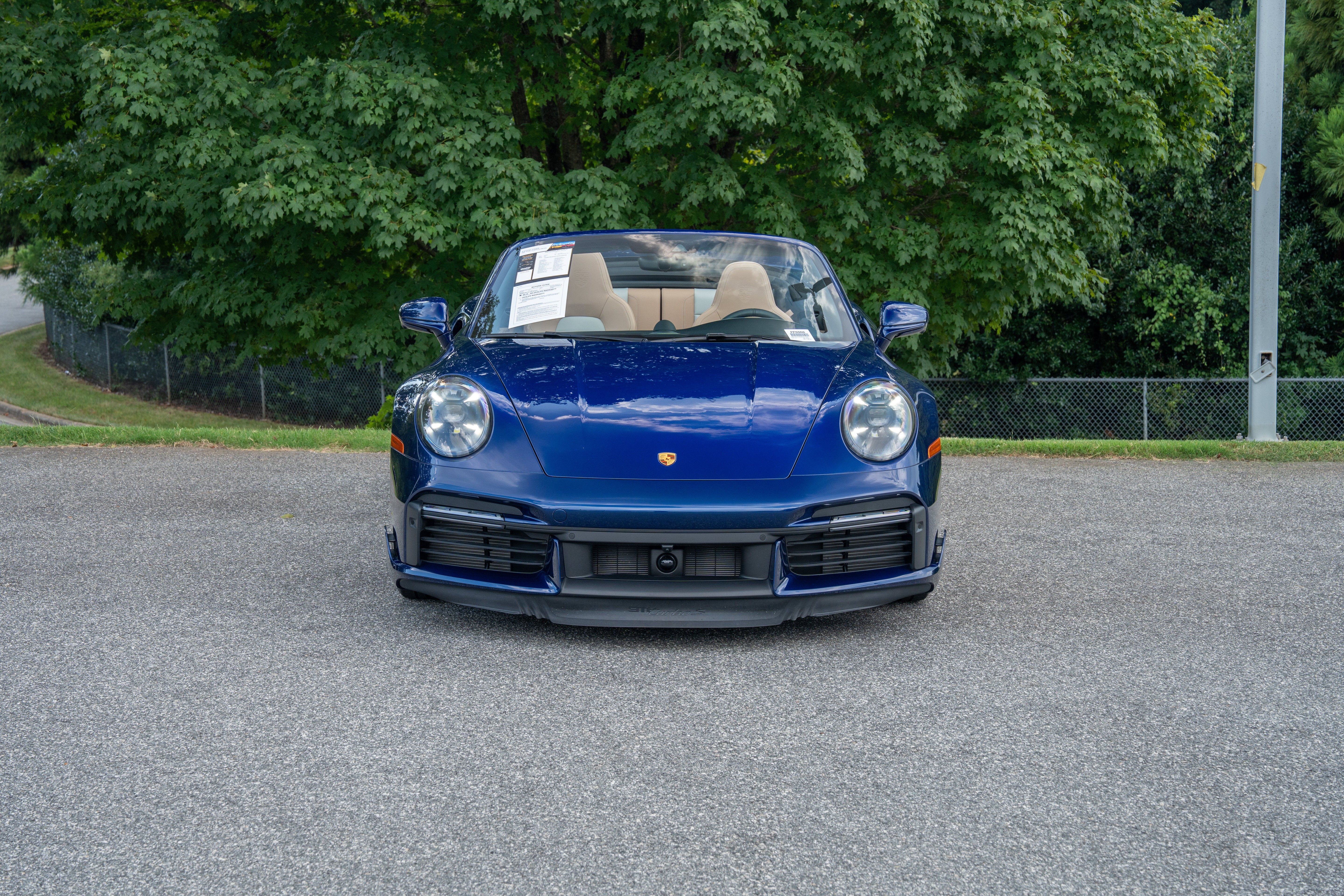 Used 2025 Gentian Blue Metallic Porsche Turbo S Cabriolet image 10