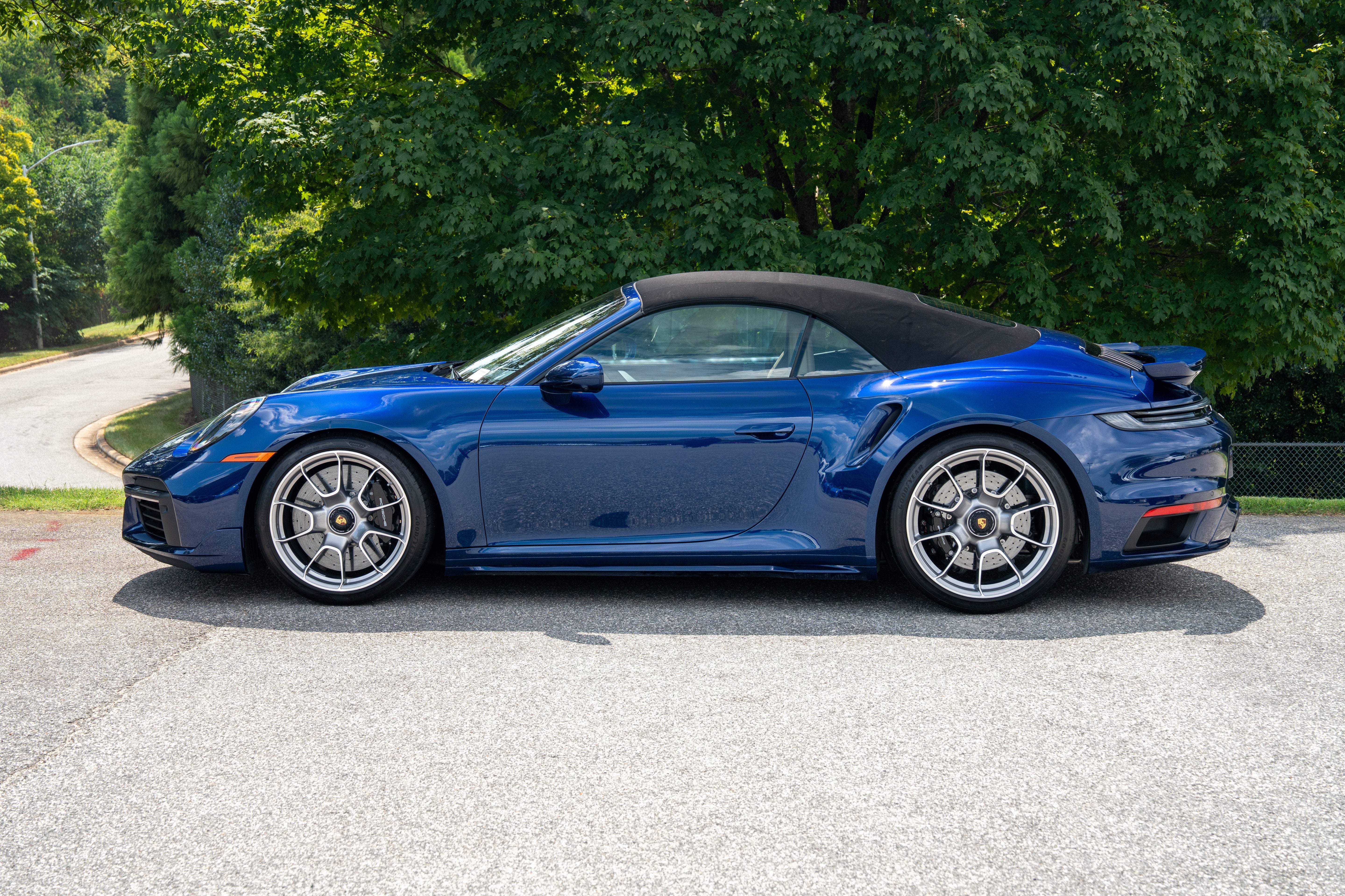 Used 2025 Gentian Blue Metallic Porsche Turbo S Cabriolet image 11