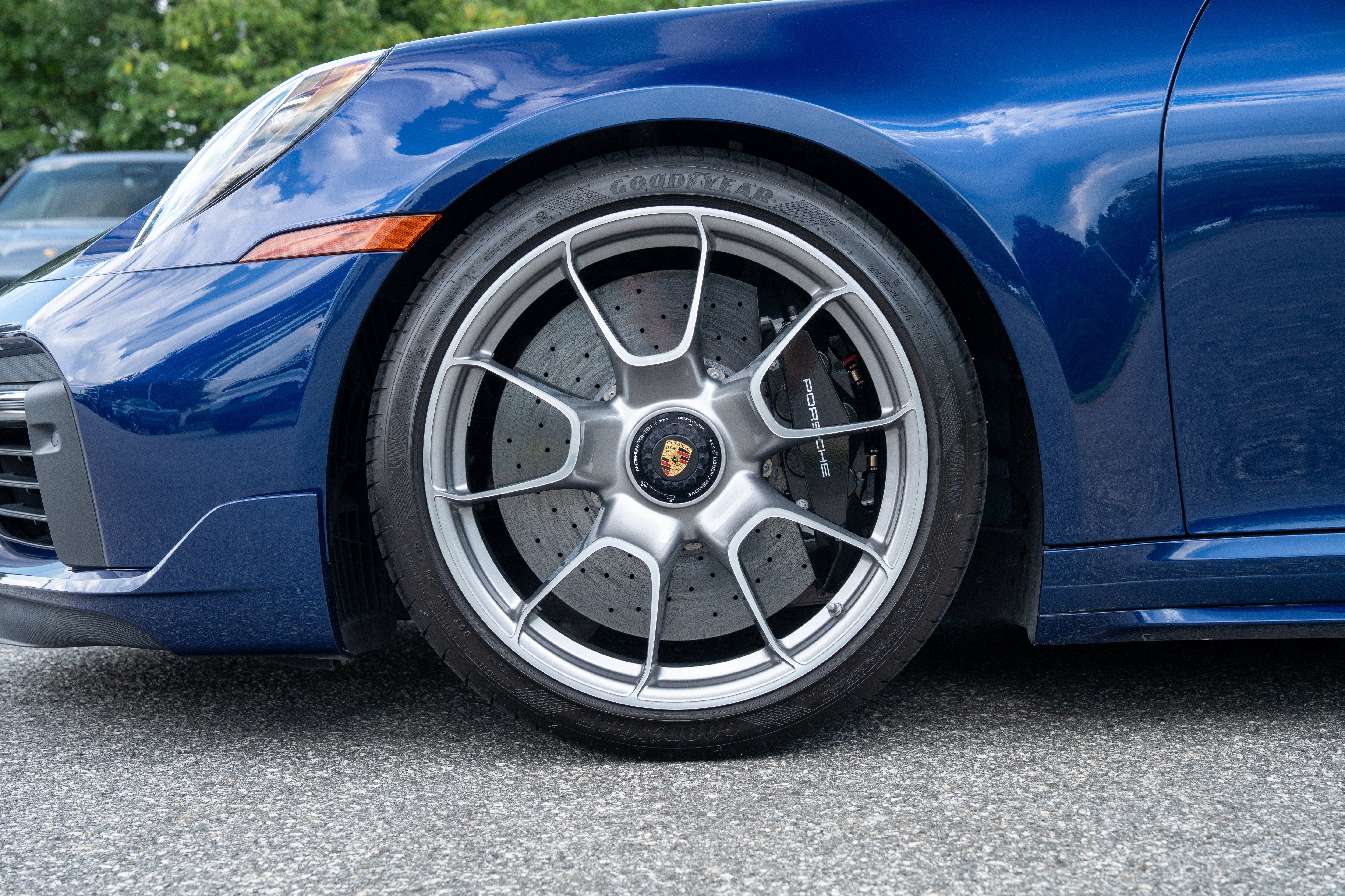Used 2025 Gentian Blue Metallic Porsche Turbo S Cabriolet image 12