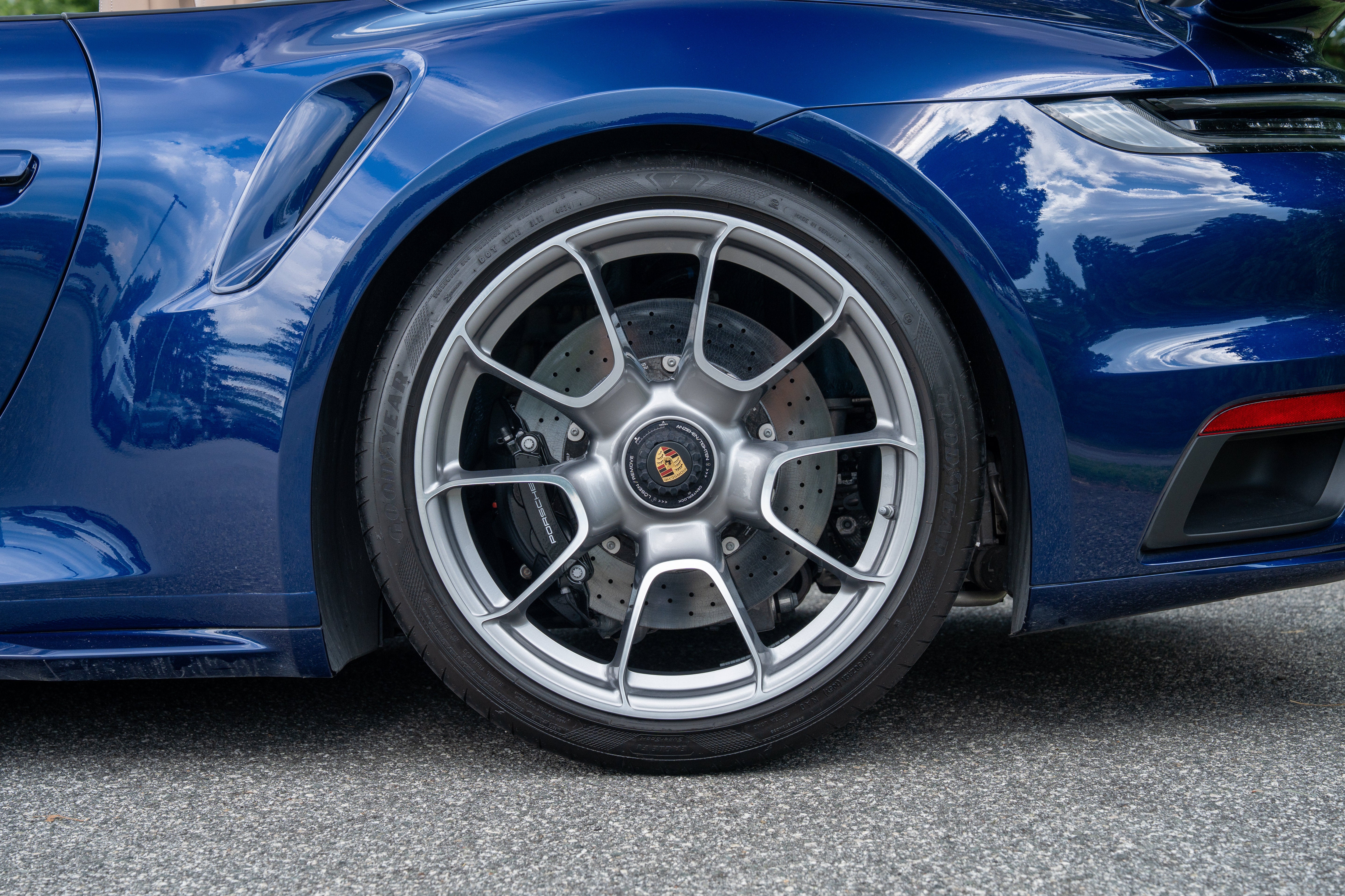 Used 2025 Gentian Blue Metallic Porsche Turbo S Cabriolet image 13
