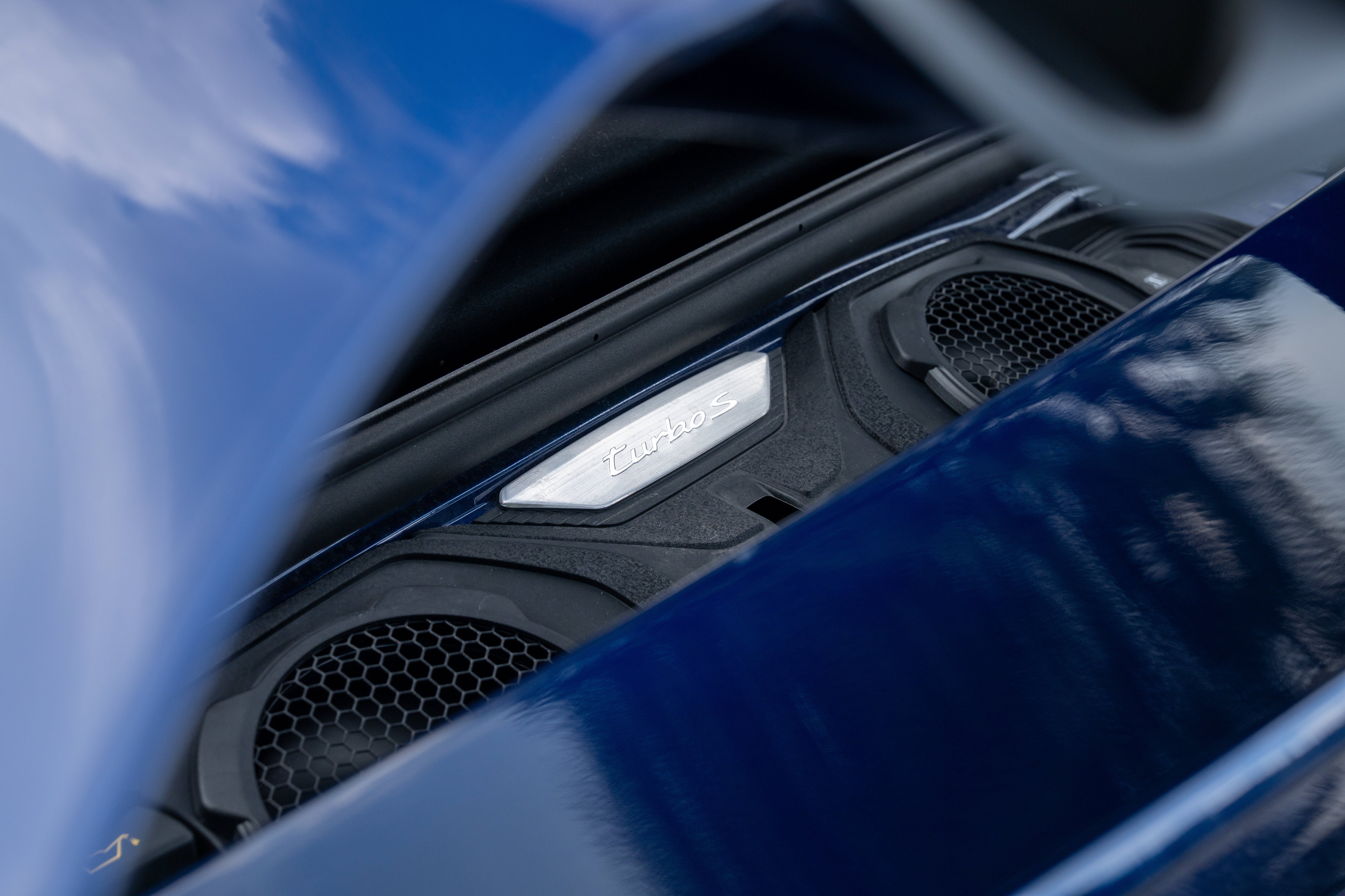 Used 2025 Gentian Blue Metallic Porsche Turbo S Cabriolet image 18