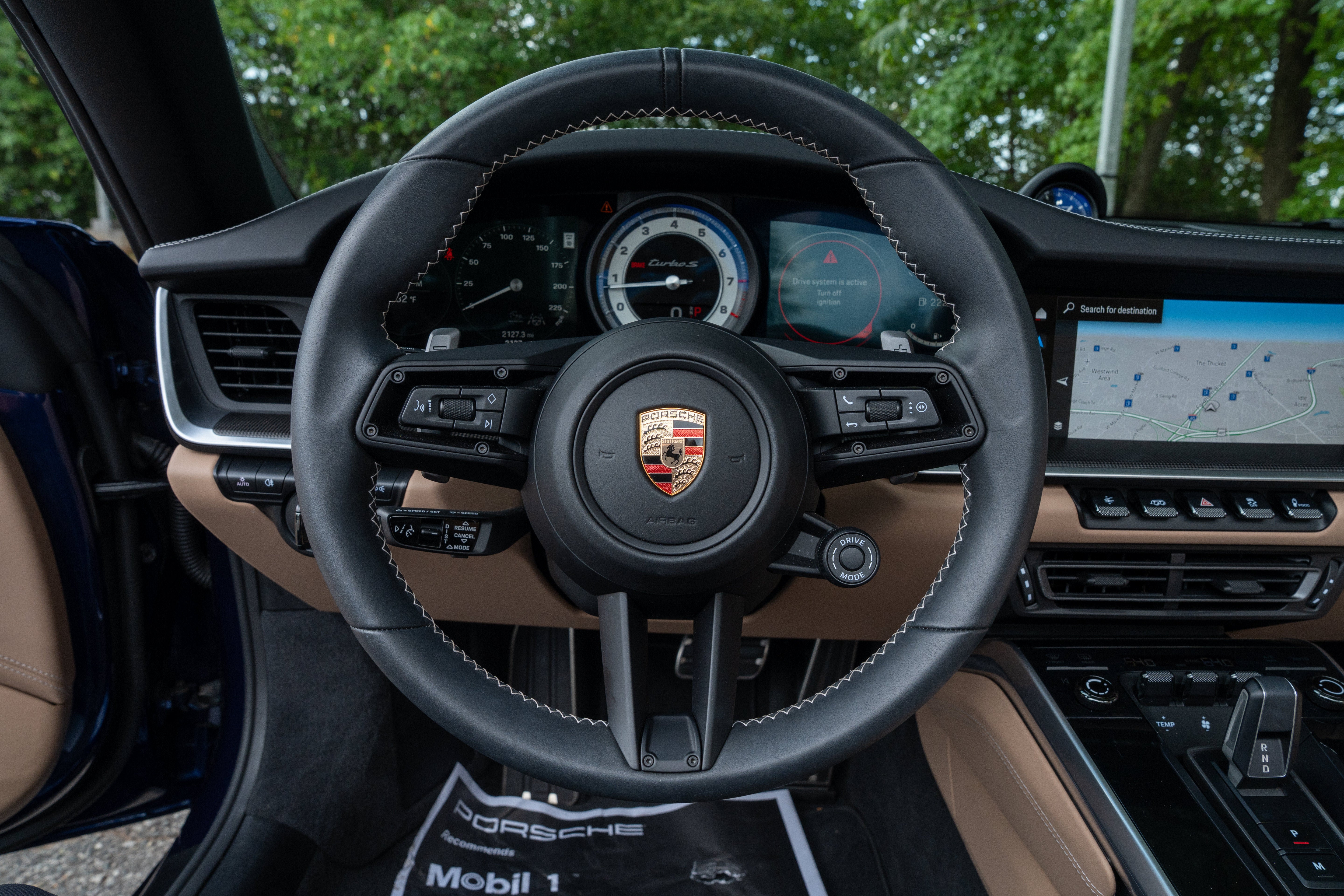 Used 2025 Gentian Blue Metallic Porsche Turbo S Cabriolet image 27