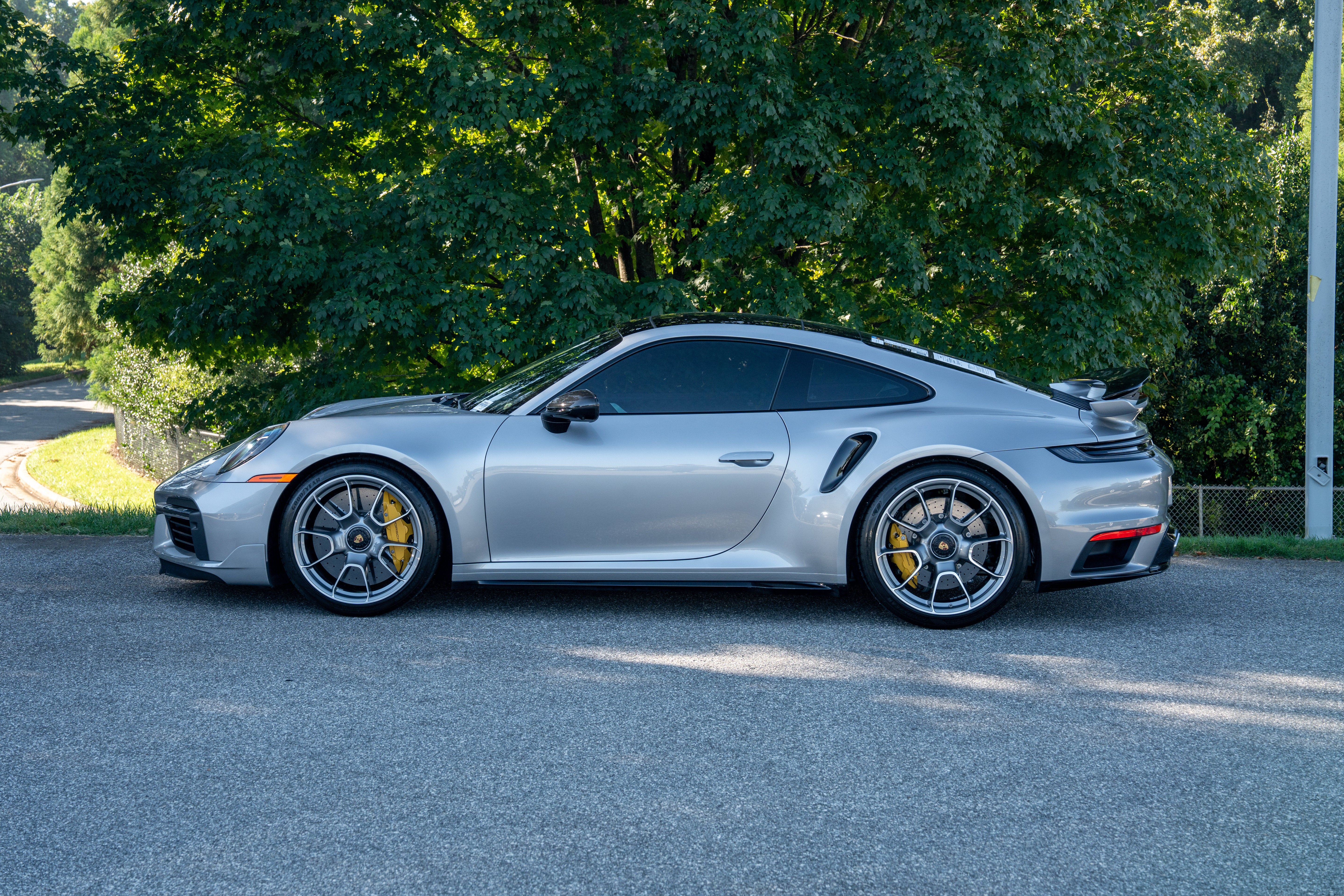 Used 2022 GT Silver Metallic Porsche Turbo S image 2