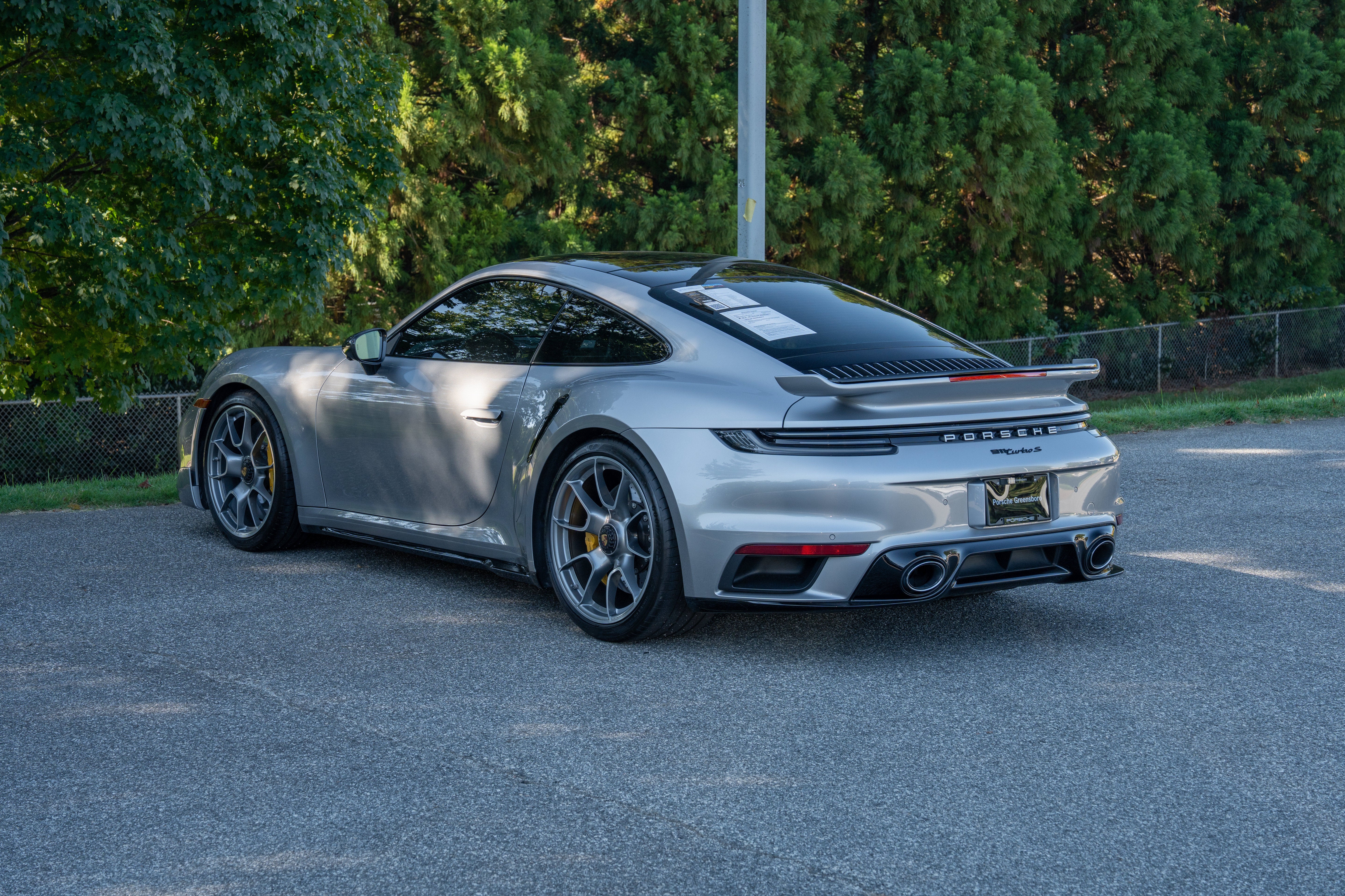 Used 2022 GT Silver Metallic Porsche Turbo S image 3