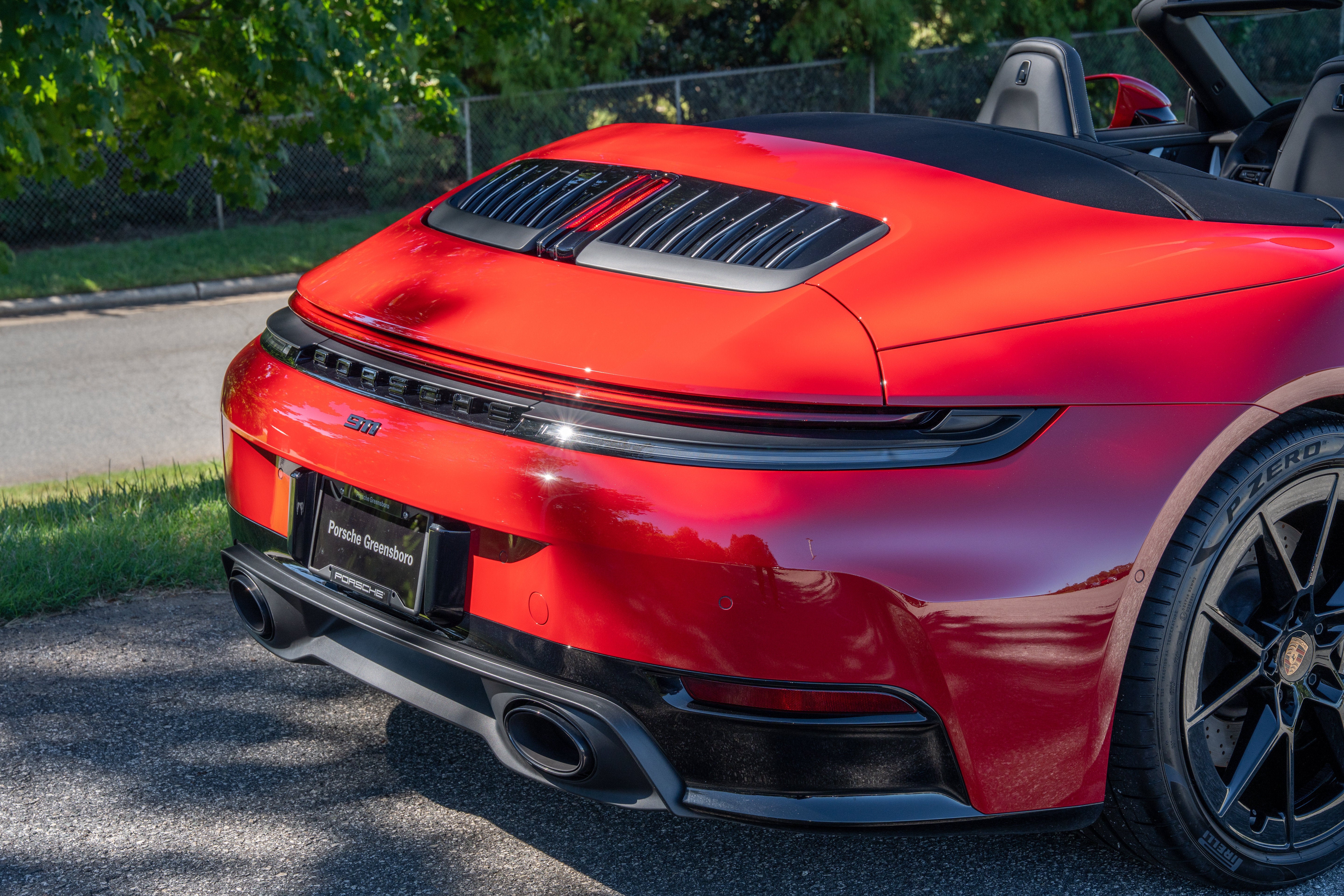 Used 2026 Carmine Red Porsche Carrera 4S Cabriolet image 14