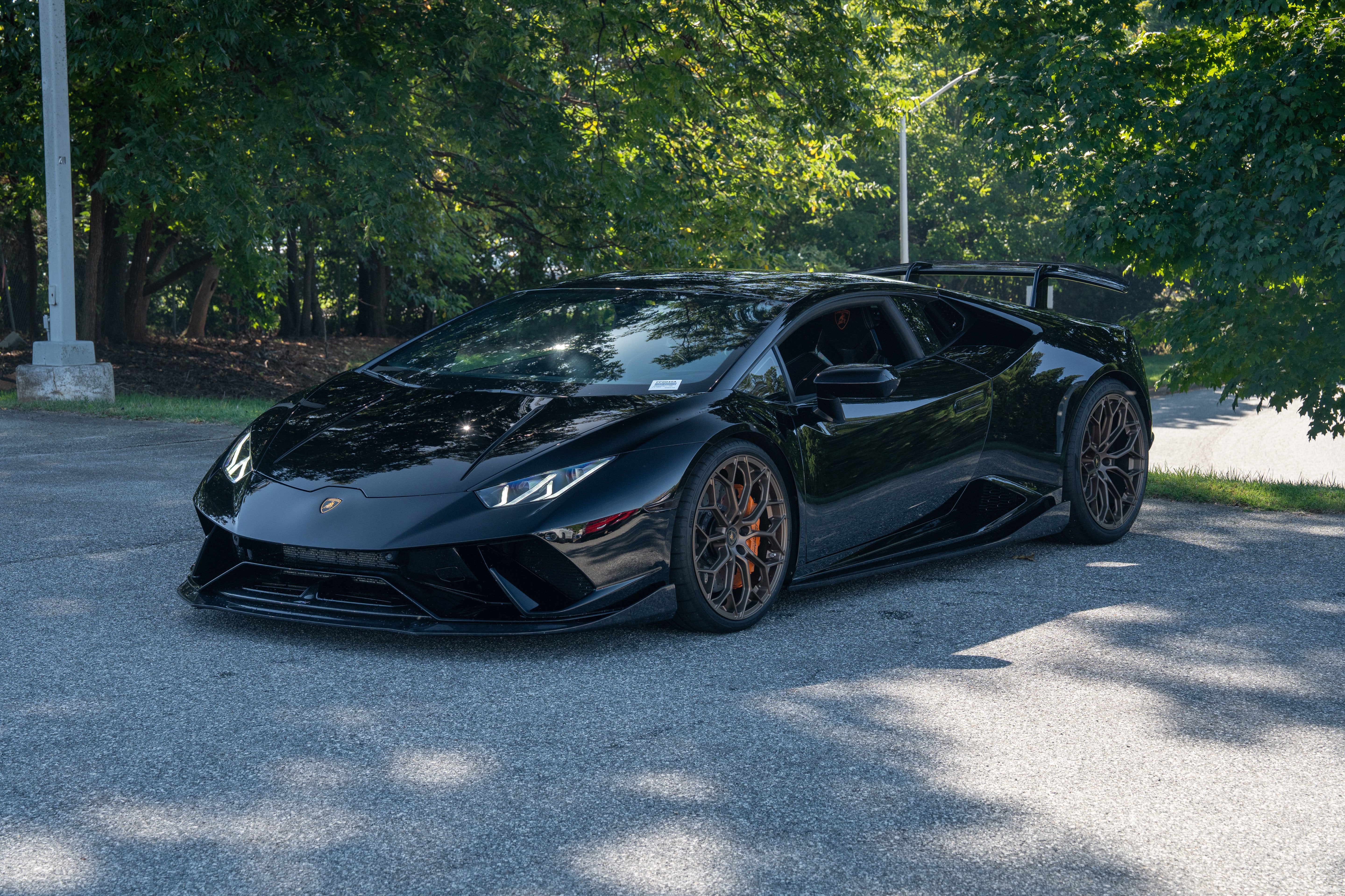 Used 2019 Nero Noctis Lamborghini Performante image 3