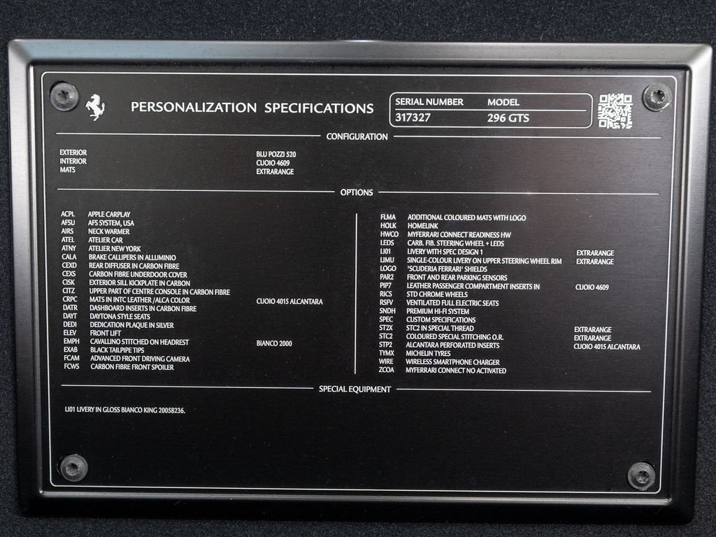 Certified Used 2025 Blu Pozzi Ferrari  image 39