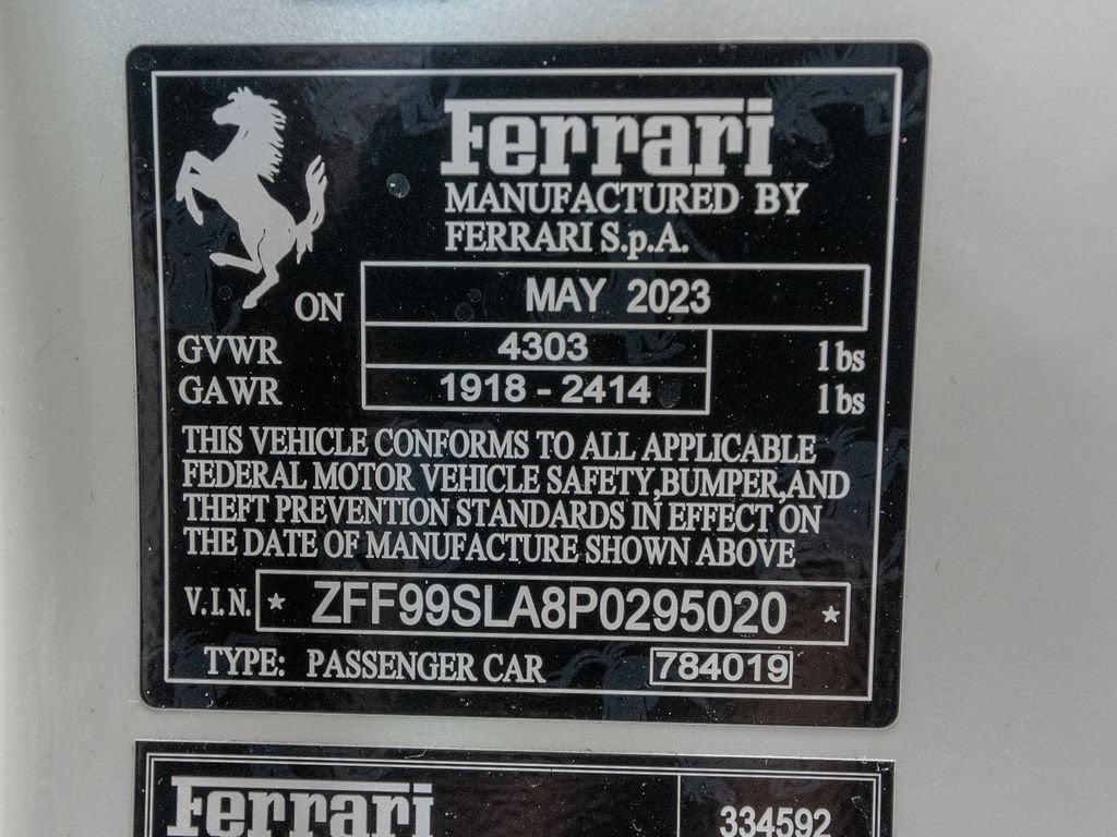 Certified Used 2023 Bianco Italia Ferrari Base image 11