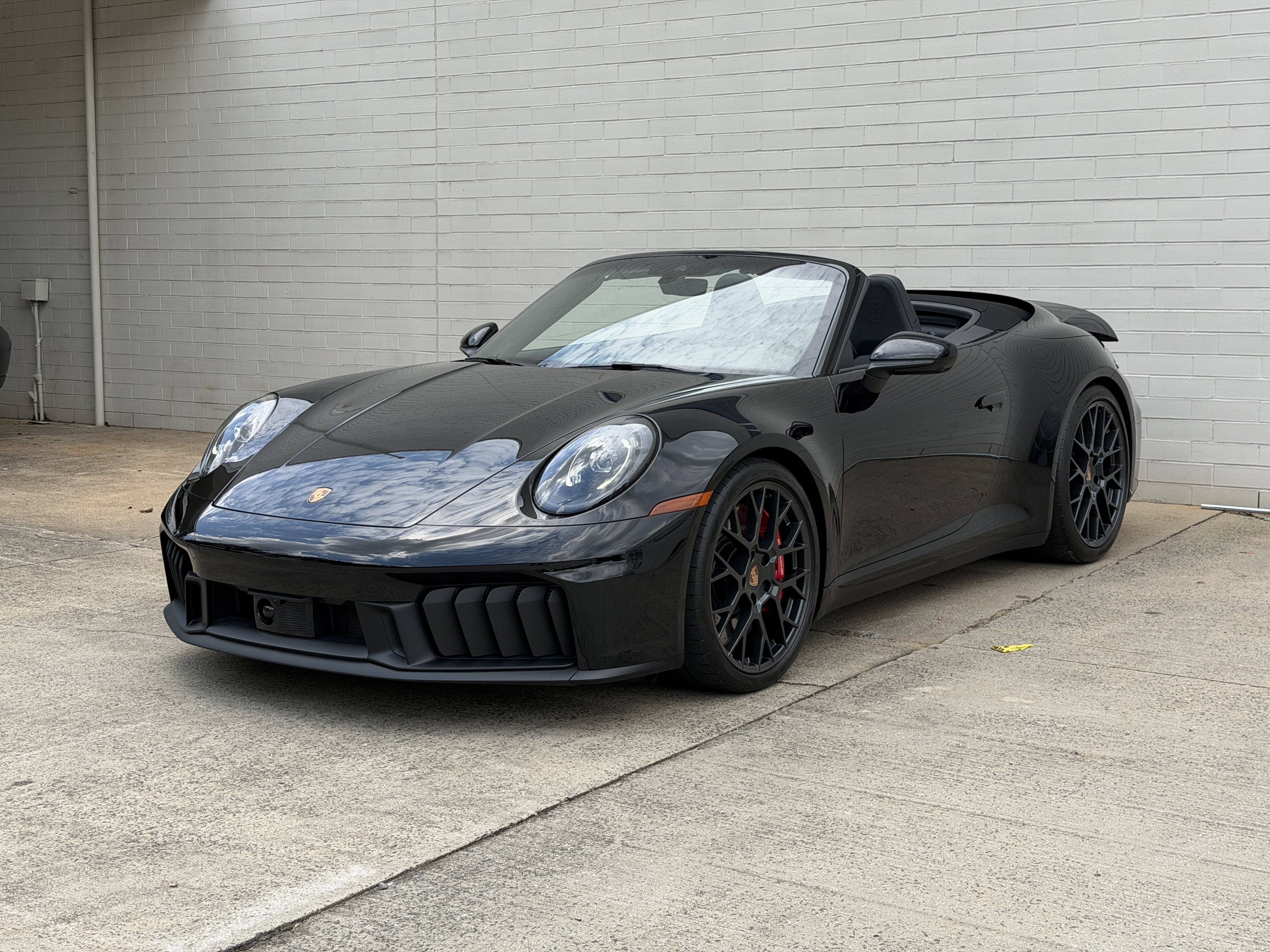 Used 2025 Black Porsche Carrera 4 GTS Cabriolet image 8