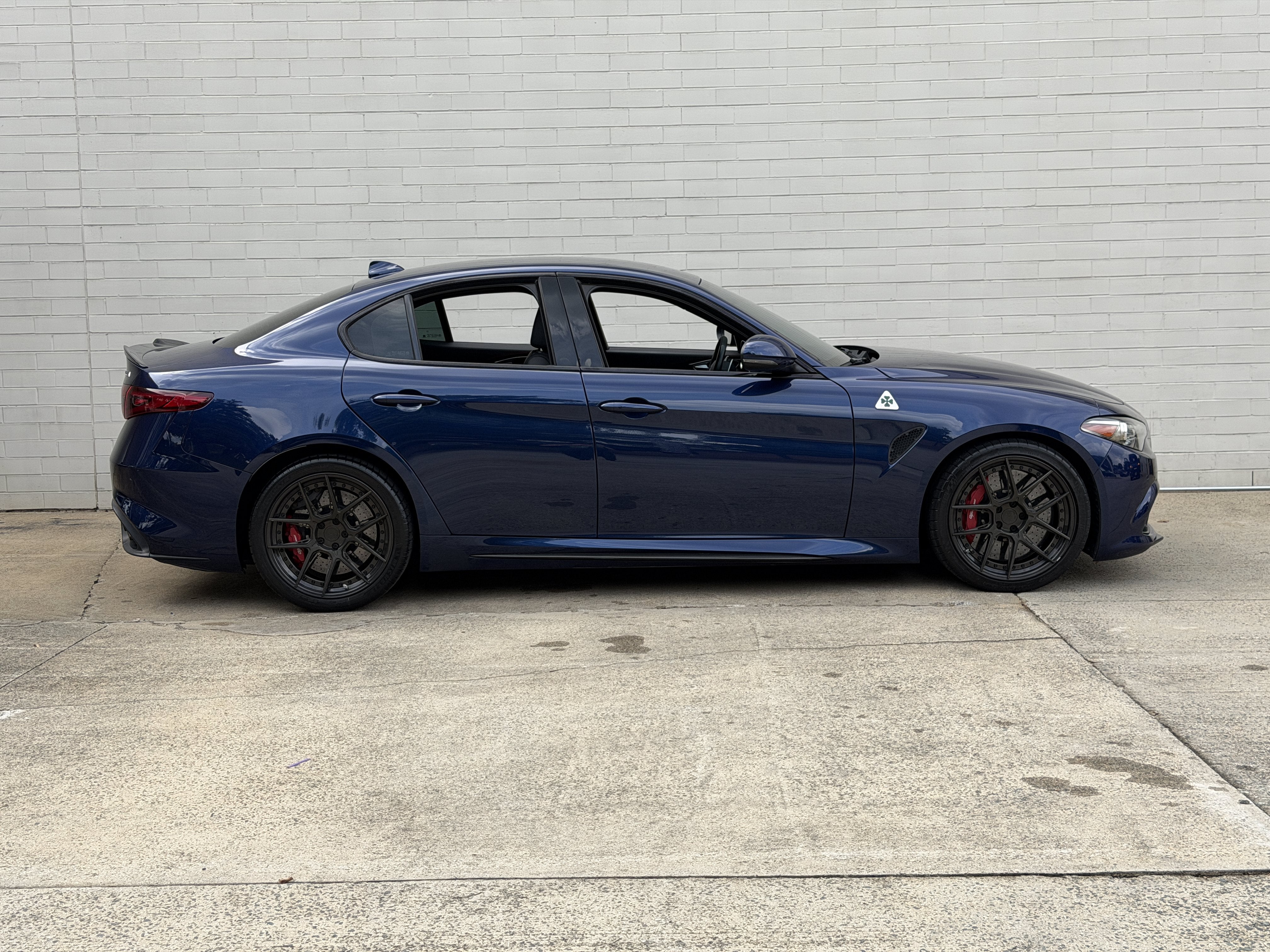 Used 2018 Montecarlo Blue Metallic Alfa Romeo Quadrifoglio image 2