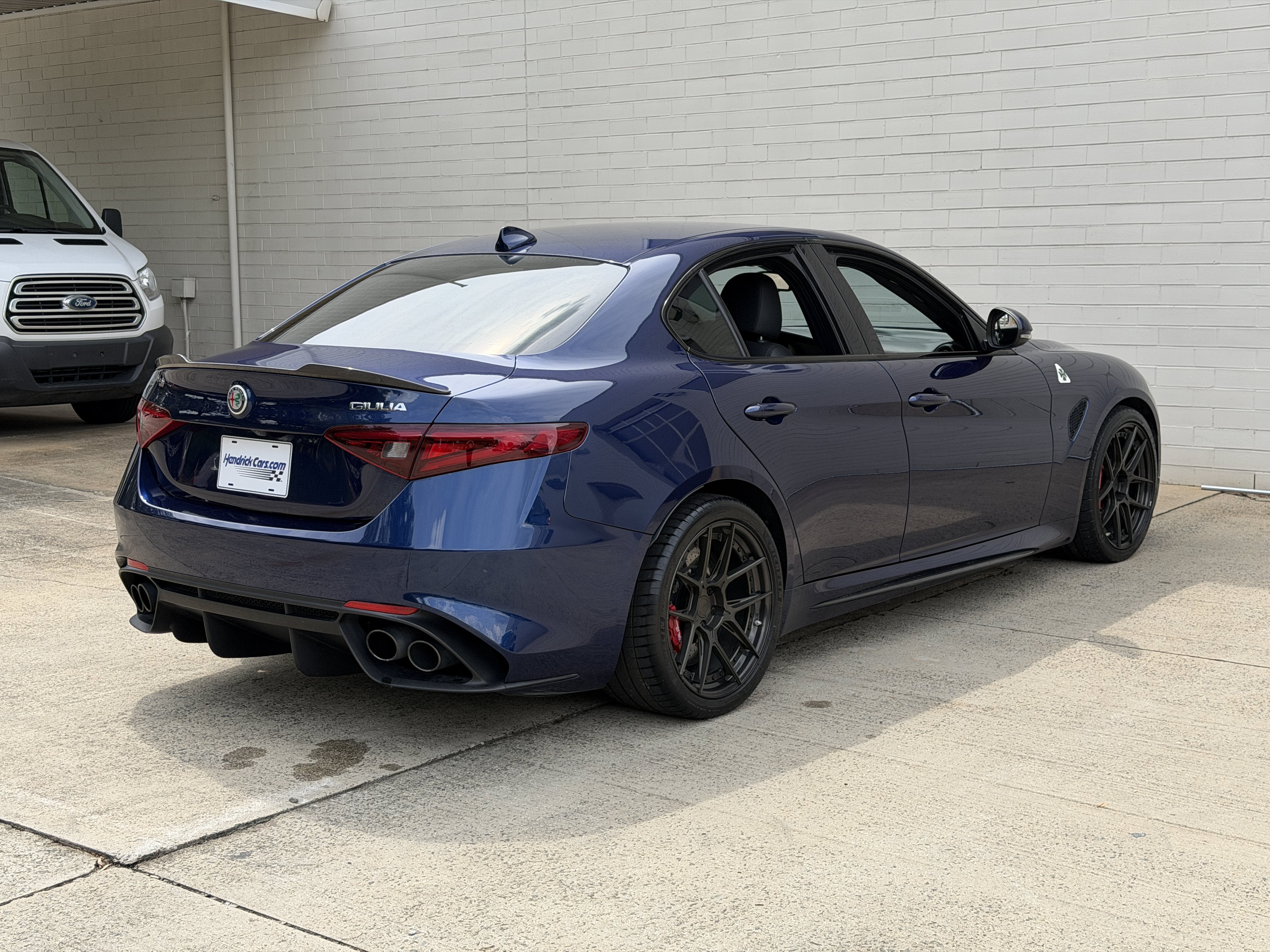 Used 2018 Montecarlo Blue Metallic Alfa Romeo Quadrifoglio image 3